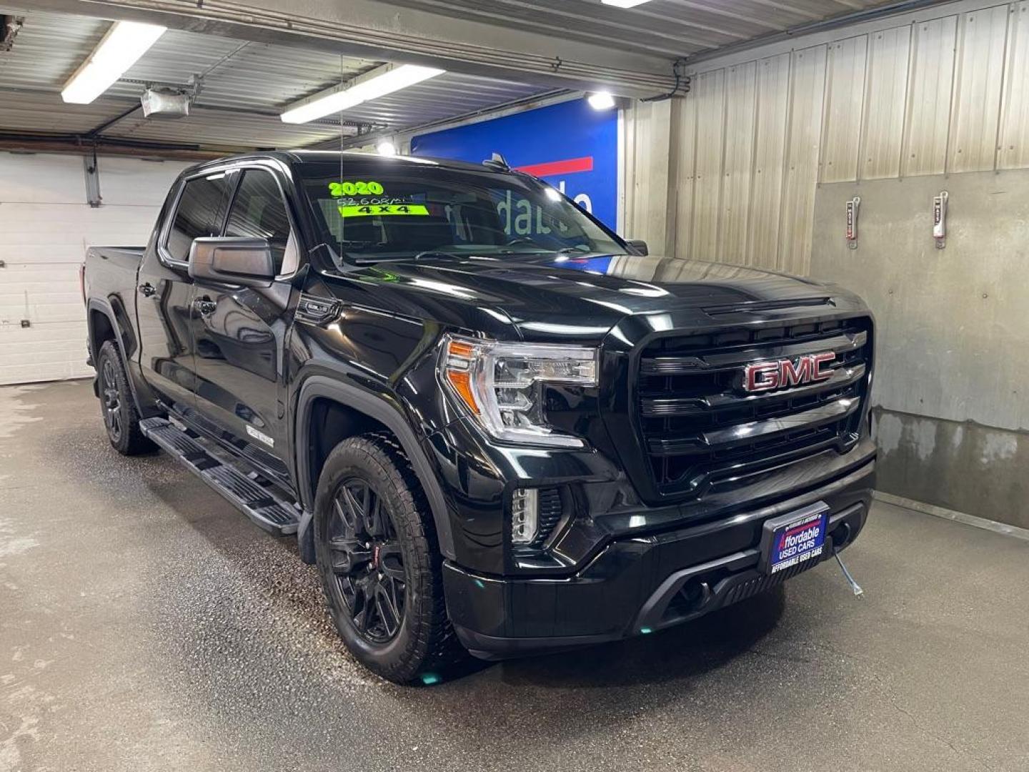 2020 BLACK GMC SIERRA 1500 ELEVATION (3GTU9CED8LG) with an 5.3L engine, Automatic transmission, located at 2525 S. Cushman, Fairbanks, AK, 99701, (907) 452-5707, 64.824036, -147.712311 - Photo#0