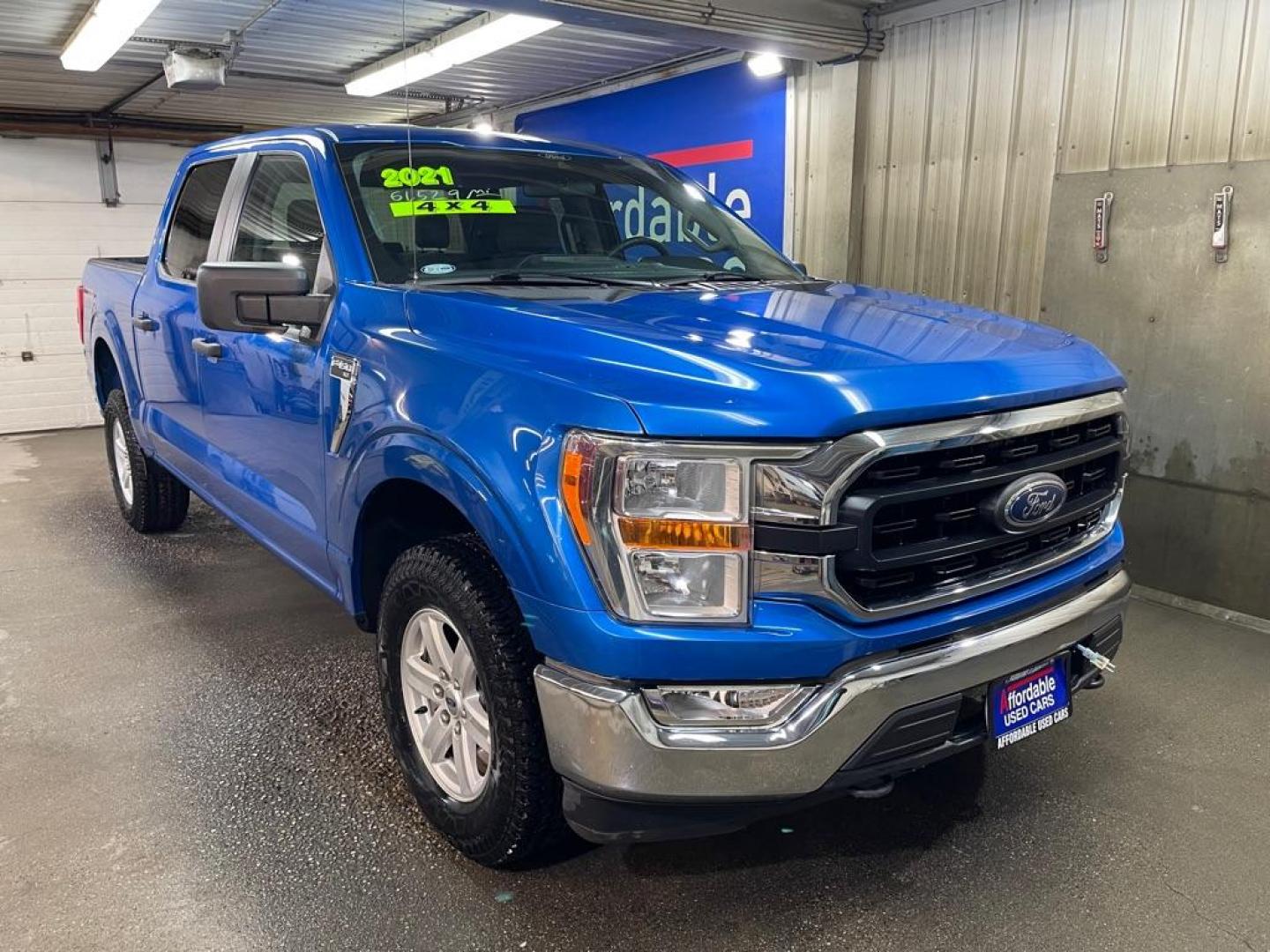 2021 BLUE FORD F150 SUPERCREW (1FTFW1E53MK) with an 5.0L engine, Automatic transmission, located at 2525 S. Cushman, Fairbanks, AK, 99701, (907) 452-5707, 64.824036, -147.712311 - Photo#0