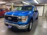 2021 BLUE FORD F150 SUPERCREW (1FTFW1E53MK) with an 5.0L engine, Automatic transmission, located at 2525 S. Cushman, Fairbanks, AK, 99701, (907) 452-5707, 64.824036, -147.712311 - Photo#1