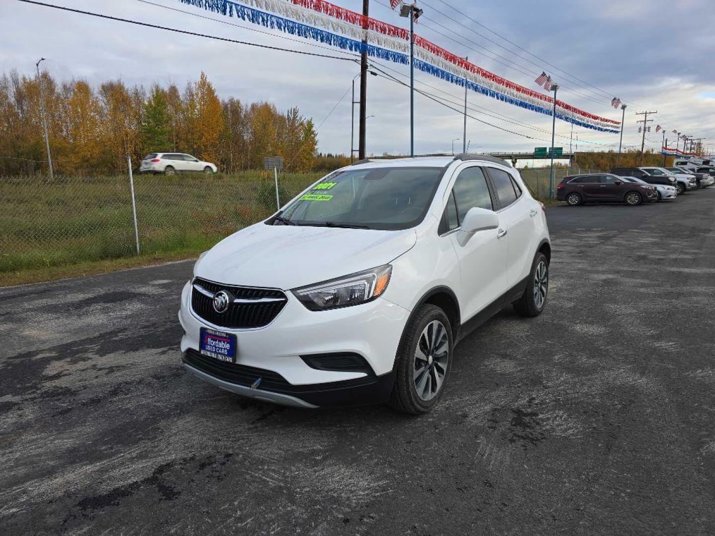 2021 SILVER BUICK ENCORE PREFERRED (KL4CJESM0MB) with an 1.4L engine, Automatic transmission, located at 2525 S. Cushman, Fairbanks, AK, 99701, (907) 452-5707, 64.824036, -147.712311 - Photo#3