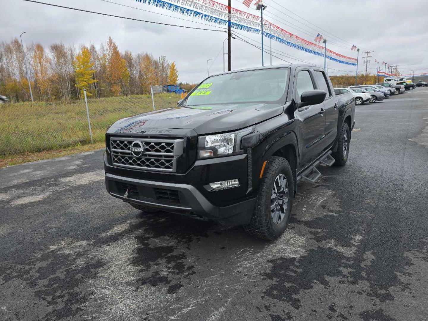 2022 BLACK NISSAN FRONTIER S (1N6ED1EK5NN) with an 3.8L engine, Automatic transmission, located at 2525 S. Cushman, Fairbanks, AK, 99701, (907) 452-5707, 64.824036, -147.712311 - Photo#0