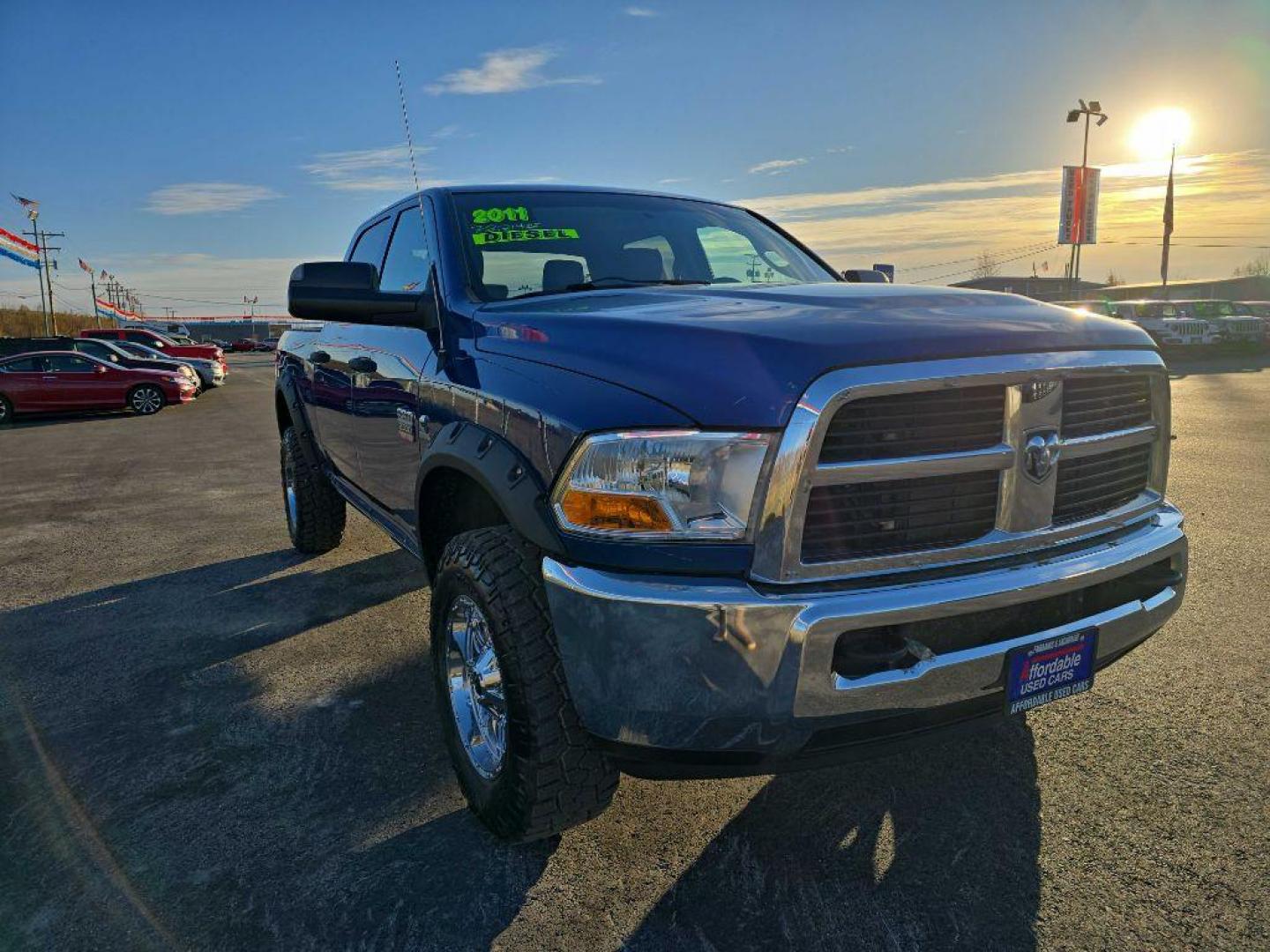 2011 BLUE DODGE RAM 2500 (3D7UT2CL3BG) with an 6.7L engine, Automatic transmission, located at 2525 S. Cushman, Fairbanks, AK, 99701, (907) 452-5707, 64.824036, -147.712311 - Photo#2