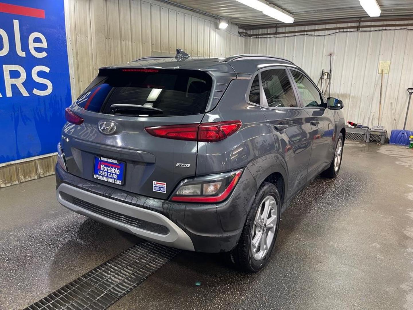 2023 GRAY HYUNDAI KONA SEL (KM8K6CAB2PU) with an 2.0L engine, Continuously Variable transmission, located at 2525 S. Cushman, Fairbanks, AK, 99701, (907) 452-5707, 64.824036, -147.712311 - Photo#2