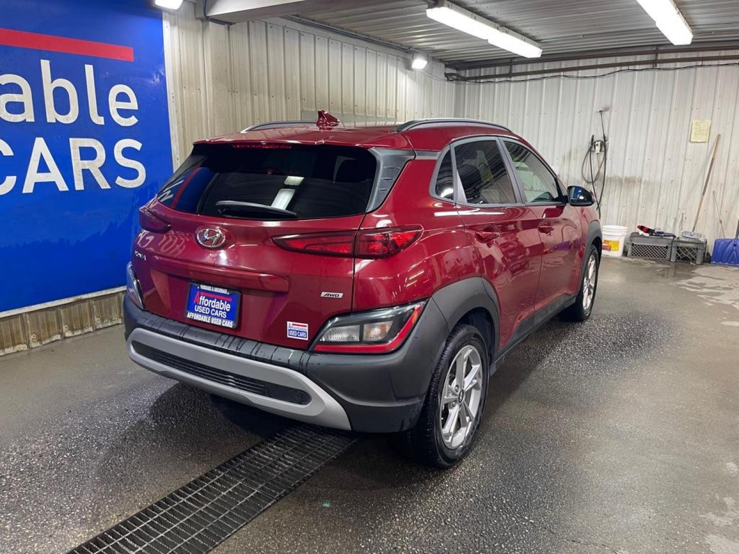 2023 RED HYUNDAI KONA SEL (KM8K6CAB9PU) with an 2.0L engine, Continuously Variable transmission, located at 2525 S. Cushman, Fairbanks, AK, 99701, (907) 452-5707, 64.824036, -147.712311 - Photo#2