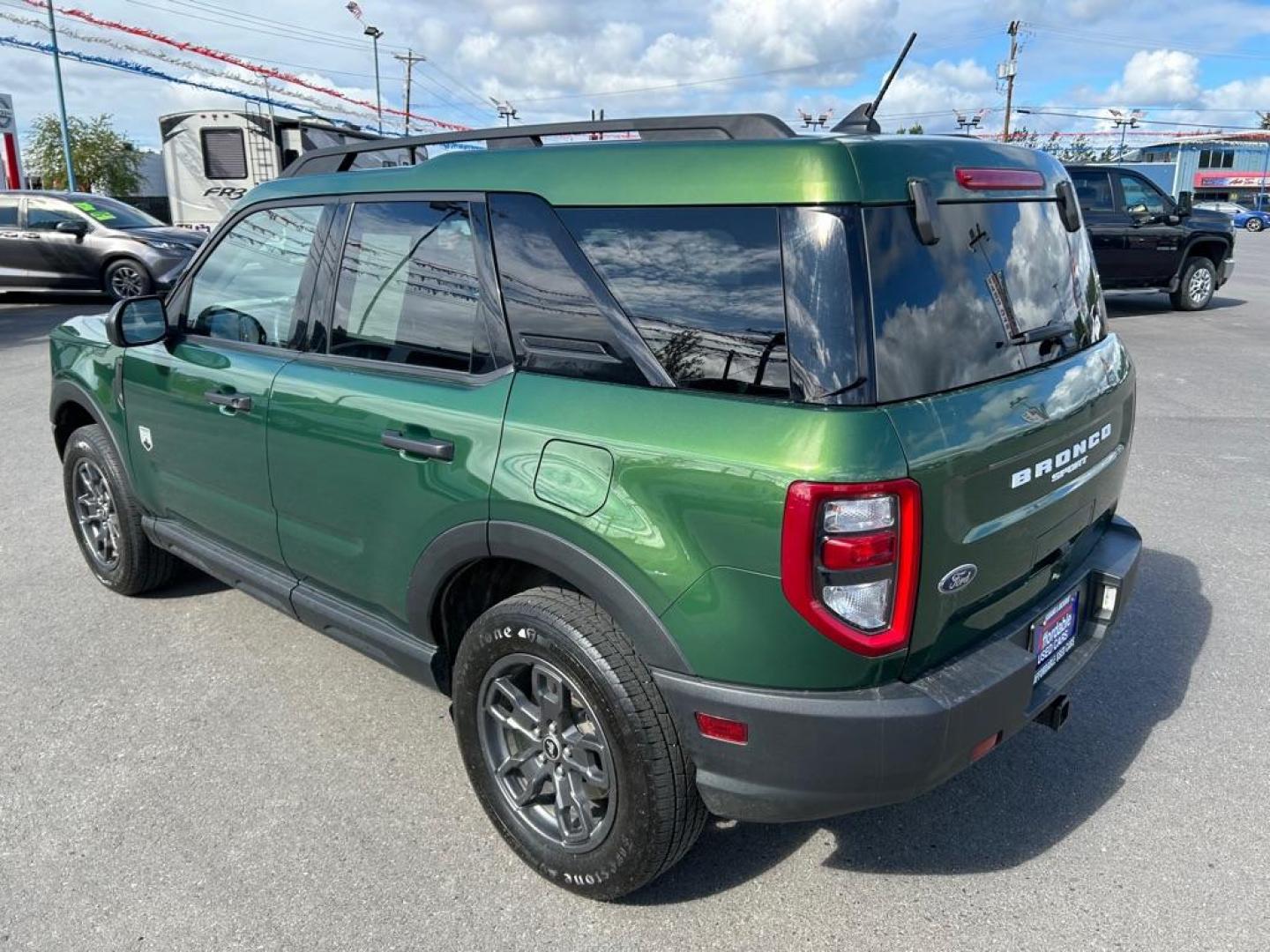 2023 GREEN FORD BRONCO SPORT BIG BEND (3FMCR9B68PR) with an 1.5L engine, Automatic transmission, located at 2525 S. Cushman, Fairbanks, AK, 99701, (907) 452-5707, 64.824036, -147.712311- Photo#3