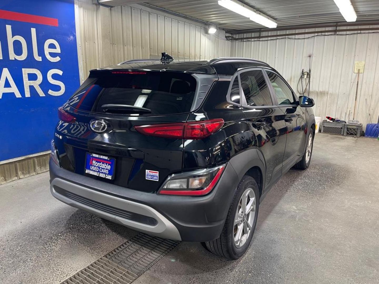 2023 BLACK HYUNDAI KONA SEL (KM8K6CAB2PU) with an 2.0L engine, Continuously Variable transmission, located at 2525 S. Cushman, Fairbanks, AK, 99701, (907) 452-5707, 64.824036, -147.712311 - Photo#2