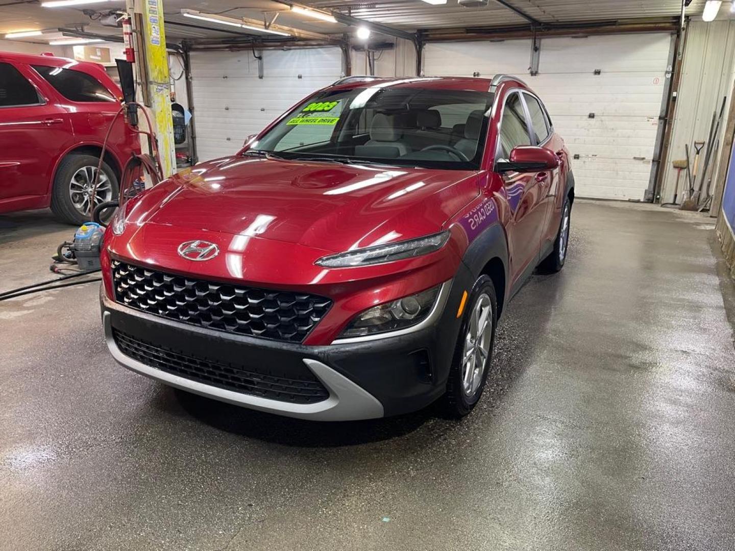 2023 RED HYUNDAI KONA SEL (KM8K6CAB5PU) with an 2.0L engine, Continuously Variable transmission, located at 2525 S. Cushman, Fairbanks, AK, 99701, (907) 452-5707, 64.824036, -147.712311 - Photo#1