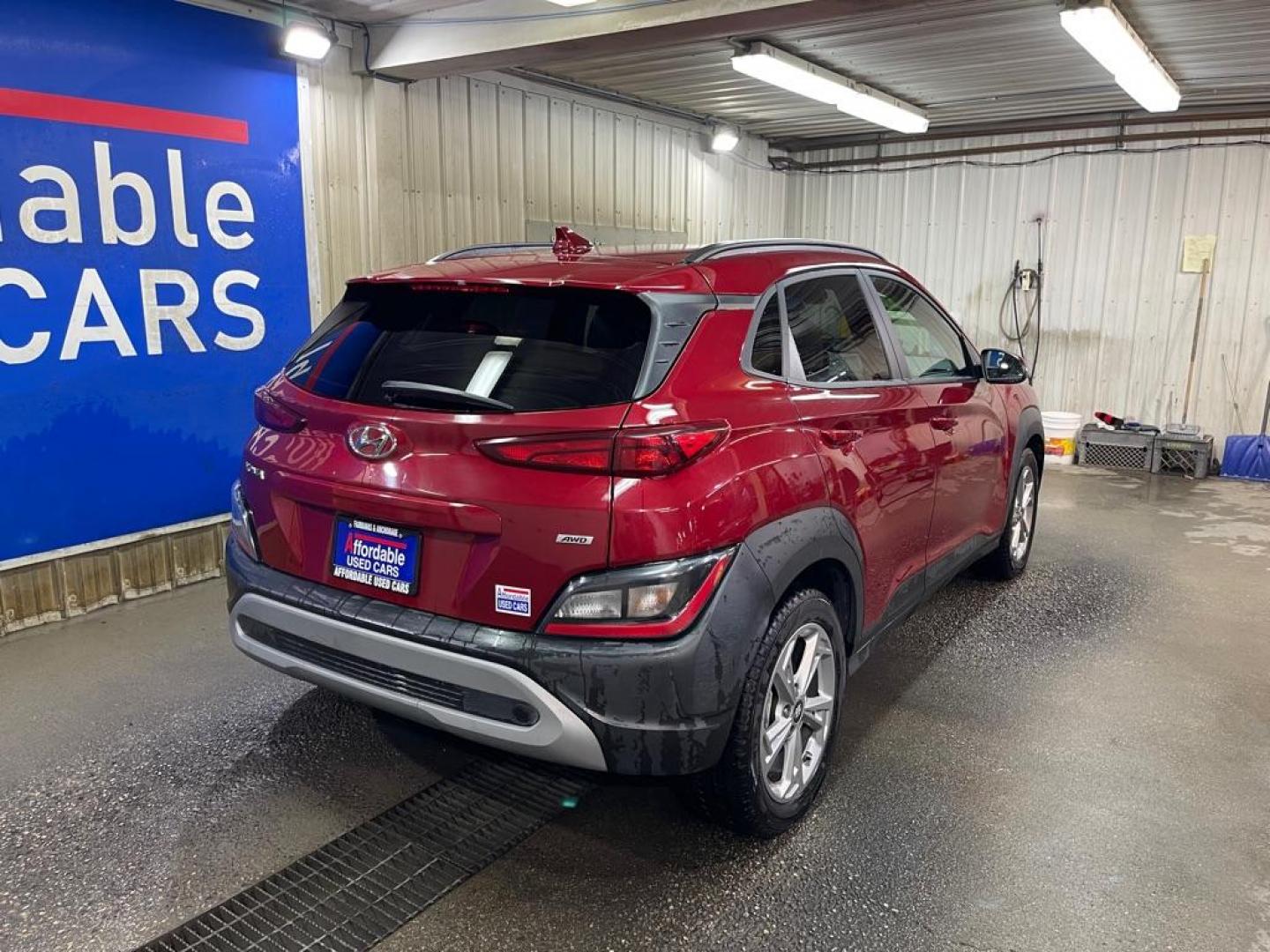 2023 RED HYUNDAI KONA SEL (KM8K6CAB5PU) with an 2.0L engine, Continuously Variable transmission, located at 2525 S. Cushman, Fairbanks, AK, 99701, (907) 452-5707, 64.824036, -147.712311 - Photo#2