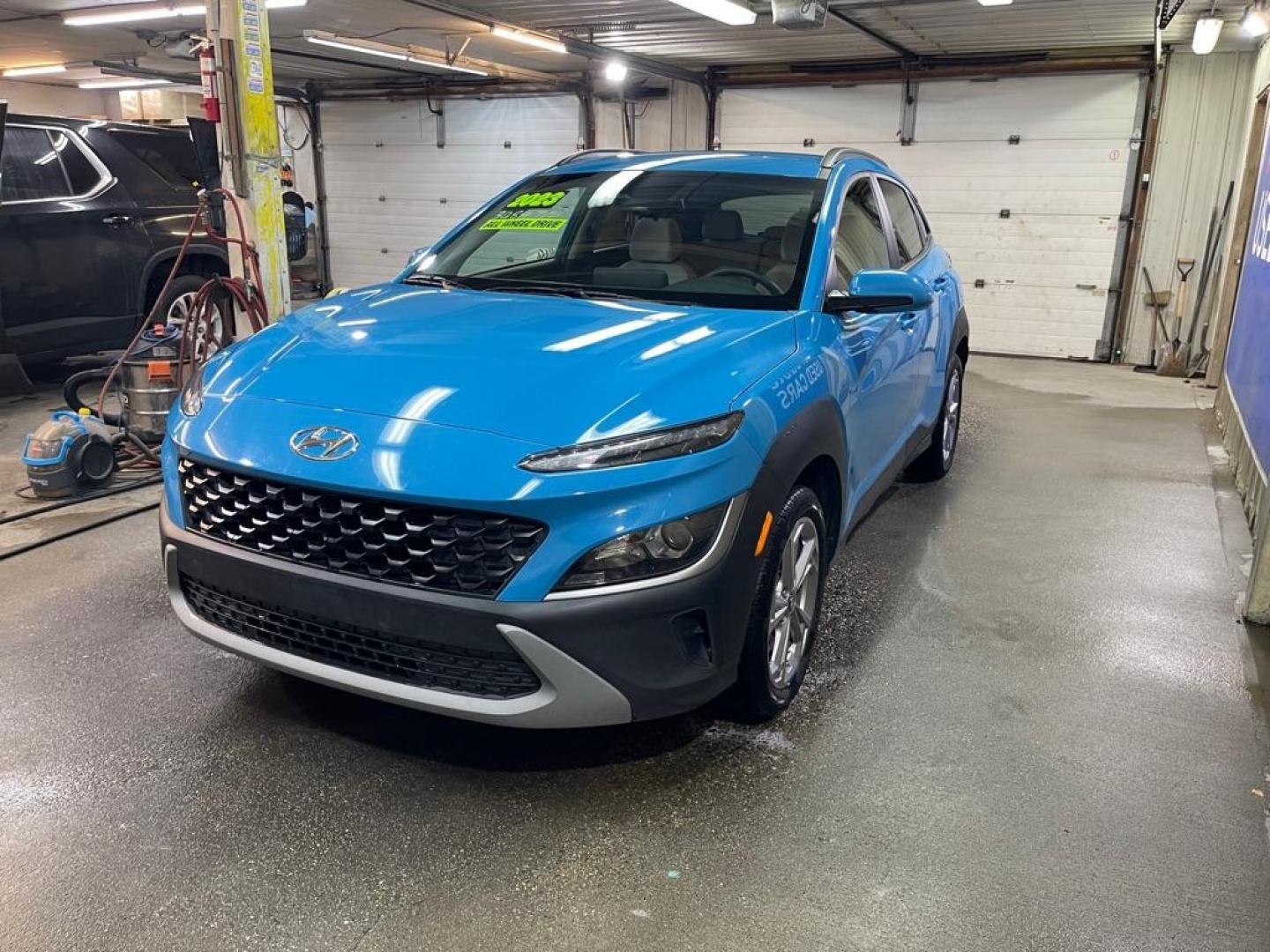 2023 BLUE HYUNDAI KONA SEL (KM8K6CAB7PU) with an 2.0L engine, Continuously Variable transmission, located at 2525 S. Cushman, Fairbanks, AK, 99701, (907) 452-5707, 64.824036, -147.712311 - Photo#1