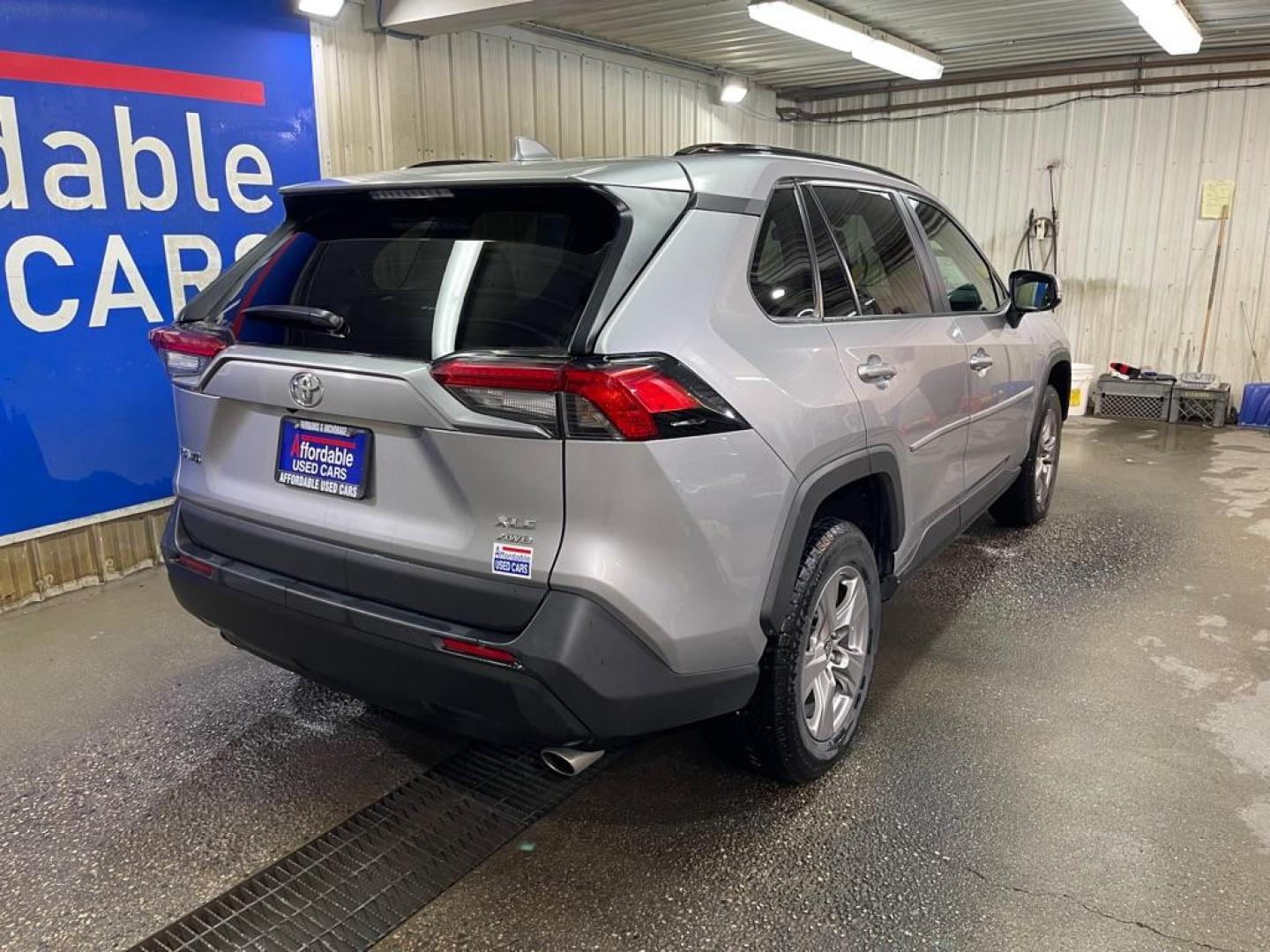 2023 SILVER TOYOTA RAV4 XLE (2T3P1RFV3PC) with an 2.5L engine, Automatic transmission, located at 2525 S. Cushman, Fairbanks, AK, 99701, (907) 452-5707, 64.824036, -147.712311 - Photo#2