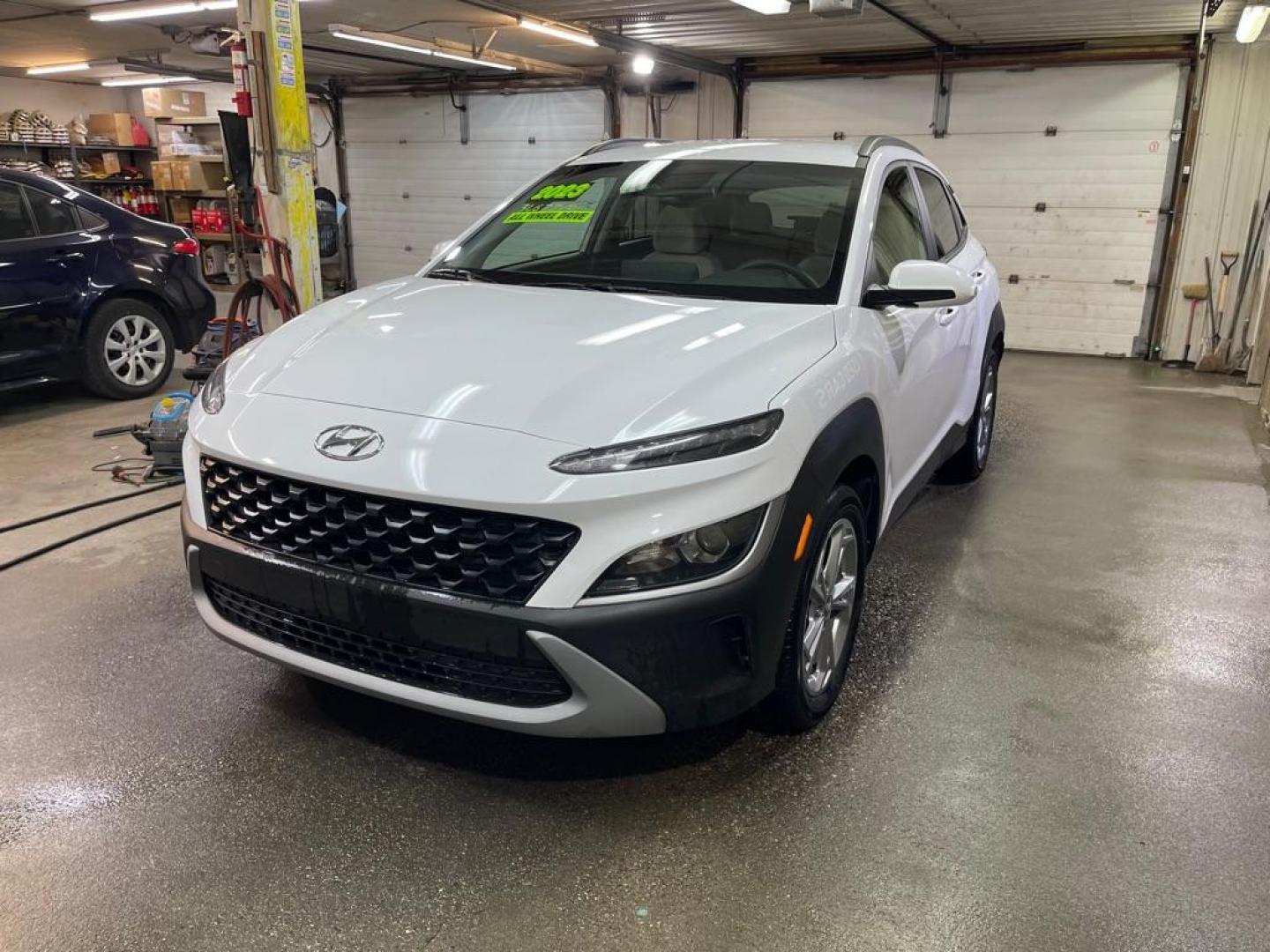 2023 WHITE HYUNDAI KONA SEL (KM8K6CAB8PU) with an 2.0L engine, Continuously Variable transmission, located at 2525 S. Cushman, Fairbanks, AK, 99701, (907) 452-5707, 64.824036, -147.712311 - Photo#1