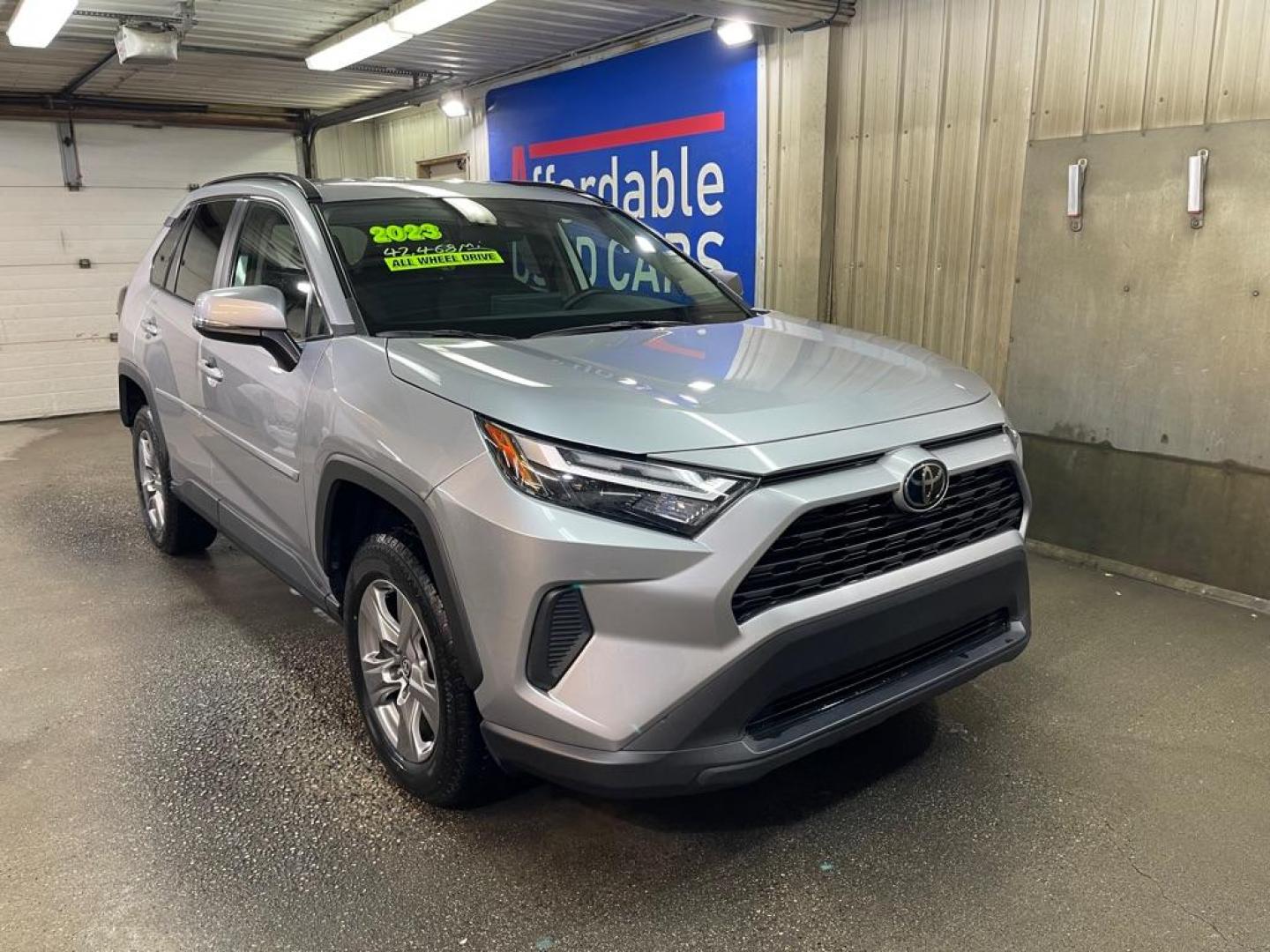 2023 SILVER TOYOTA RAV4 XLE (2T3P1RFV6PC) with an 2.5L engine, Automatic transmission, located at 2525 S. Cushman, Fairbanks, AK, 99701, (907) 452-5707, 64.824036, -147.712311 - Photo#0