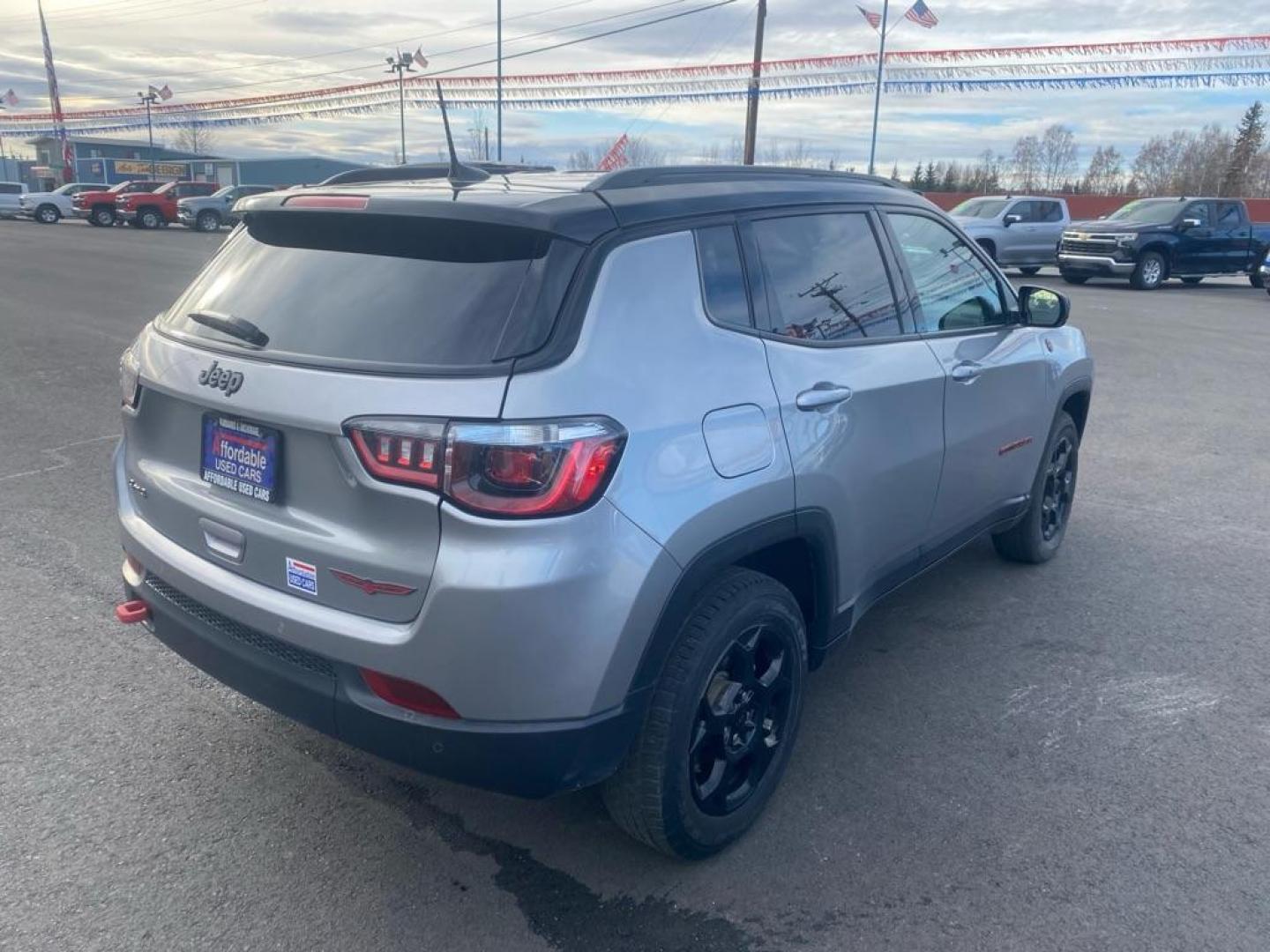 2023 SILVER JEEP COMPASS TRAILHAWK (3C4NJDDN1PT) with an 2.0L engine, Automatic transmission, located at 2525 S. Cushman, Fairbanks, AK, 99701, (907) 452-5707, 64.824036, -147.712311 - Photo#2