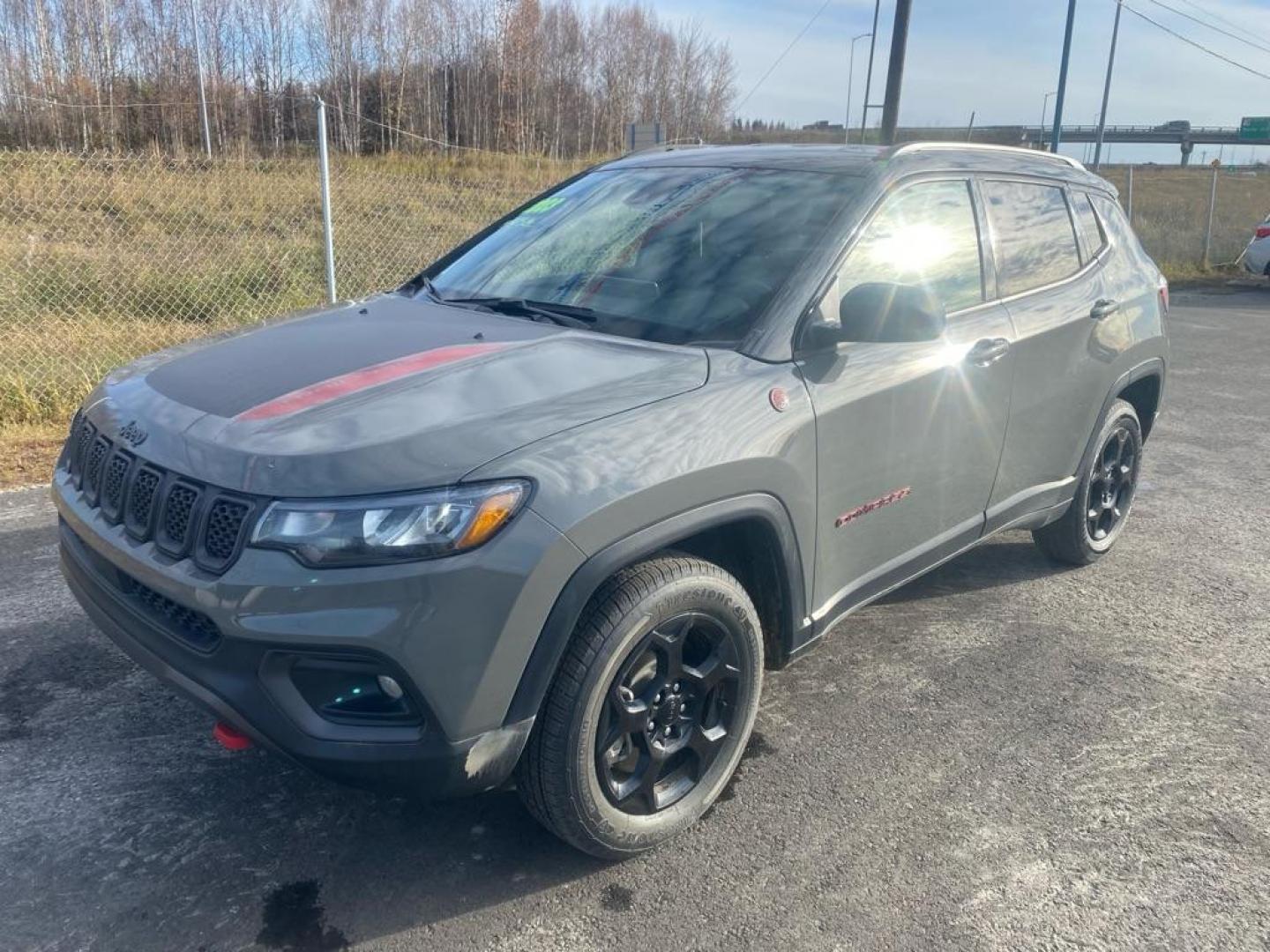 2023 GRAY JEEP COMPASS TRAILHAWK (3C4NJDDN6PT) with an 2.0L engine, Automatic transmission, located at 2525 S. Cushman, Fairbanks, AK, 99701, (907) 452-5707, 64.824036, -147.712311 - Photo#0