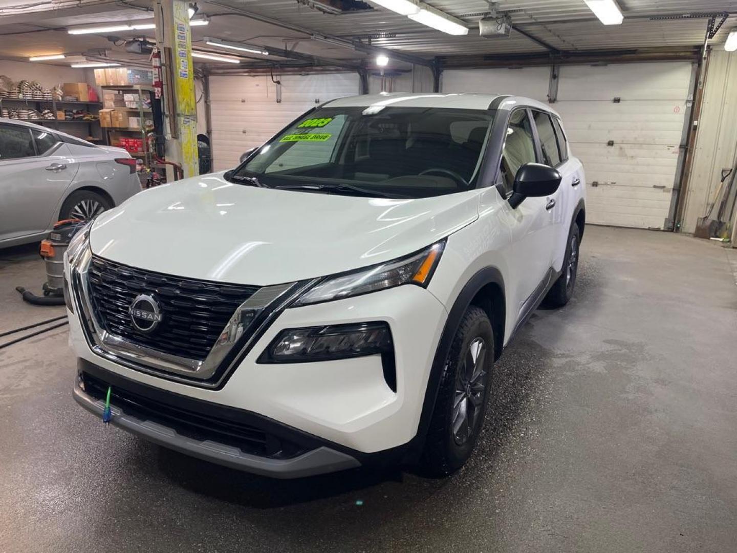 2023 WHITE NISSAN ROGUE S (5N1BT3AB0PC) with an 1.5L engine, Continuously Variable transmission, located at 2525 S. Cushman, Fairbanks, AK, 99701, (907) 452-5707, 64.824036, -147.712311 - Photo#1