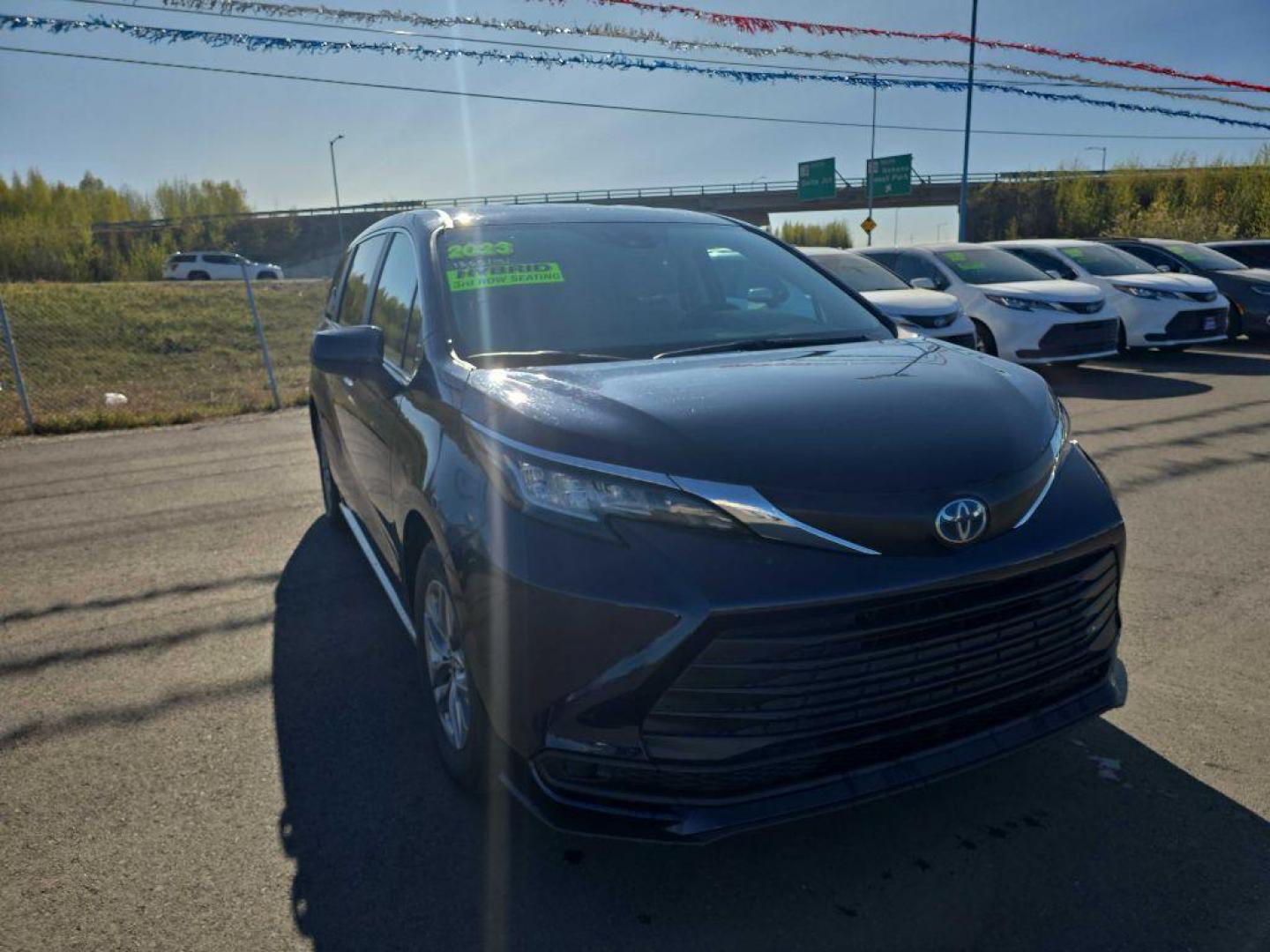 2023 BLUE TOYOTA SIENNA LE LE (5TDKRKEC4PS) with an 2.5L engine, Automatic transmission, located at 2525 S. Cushman, Fairbanks, AK, 99701, (907) 452-5707, 64.824036, -147.712311 - Photo#1