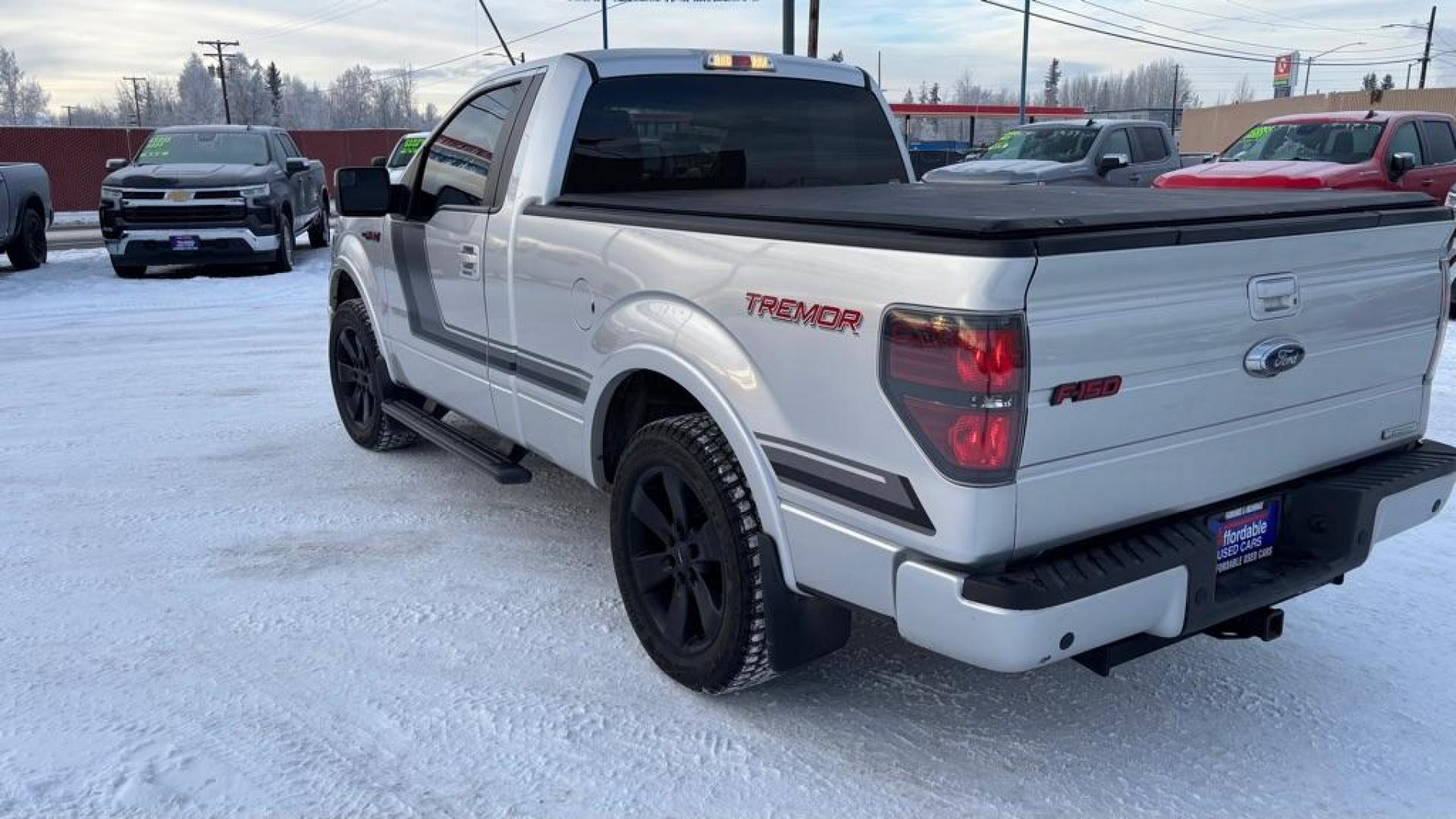 2014 SILVER FORD F150 (1FTMF1ET8EF) with an 3.5L engine, Automatic transmission, located at 2525 S. Cushman, Fairbanks, AK, 99701, (907) 452-5707, 64.824036, -147.712311 - Photo#4
