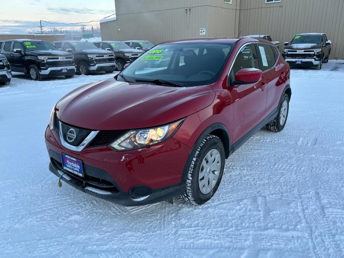 2018 RED NISSAN ROGUE SPORT S (JN1BJ1CR8JW) with an 2.0L engine, Continuously Variable transmission, located at 2525 S. Cushman, Fairbanks, AK, 99701, (907) 452-5707, 64.824036, -147.712311 - Photo#0