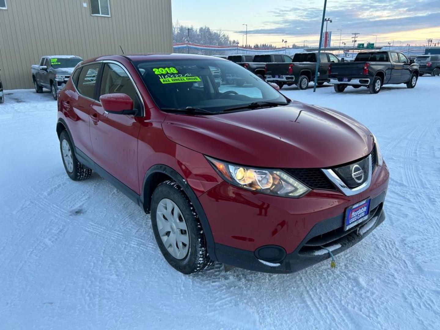 2018 RED NISSAN ROGUE SPORT S (JN1BJ1CR8JW) with an 2.0L engine, Continuously Variable transmission, located at 2525 S. Cushman, Fairbanks, AK, 99701, (907) 452-5707, 64.824036, -147.712311 - Photo#1