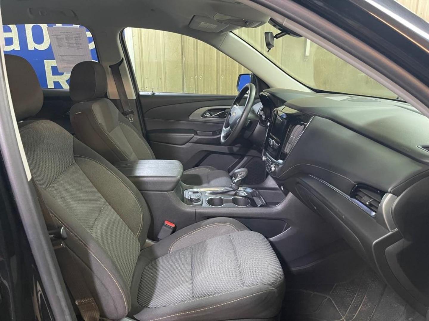 2021 BLACK CHEVROLET TRAVERSE LS (1GNEVFKW1MJ) with an 3.6L engine, Automatic transmission, located at 2525 S. Cushman, Fairbanks, AK, 99701, (907) 452-5707, 64.824036, -147.712311 - Photo#3