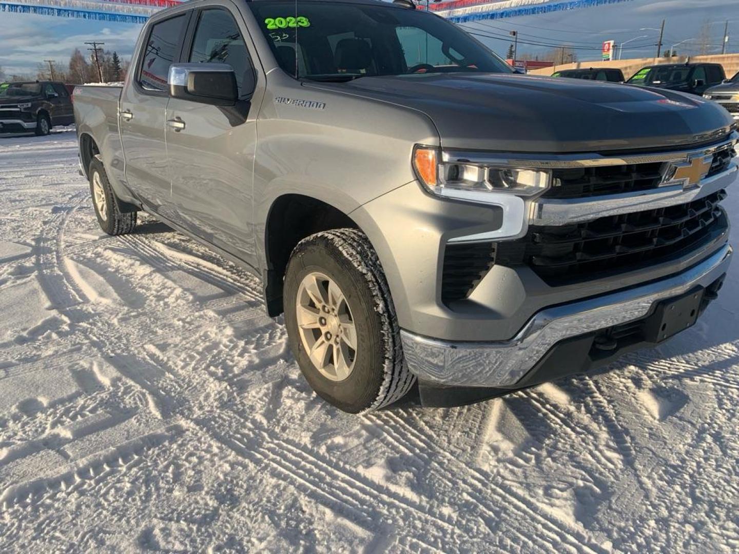 2023 GRAY CHEVROLET SILVERADO 1500 LT (1GCUDDED3PZ) with an 5.3L engine, Automatic transmission, located at 2525 S. Cushman, Fairbanks, AK, 99701, (907) 452-5707, 64.824036, -147.712311 - Photo#0