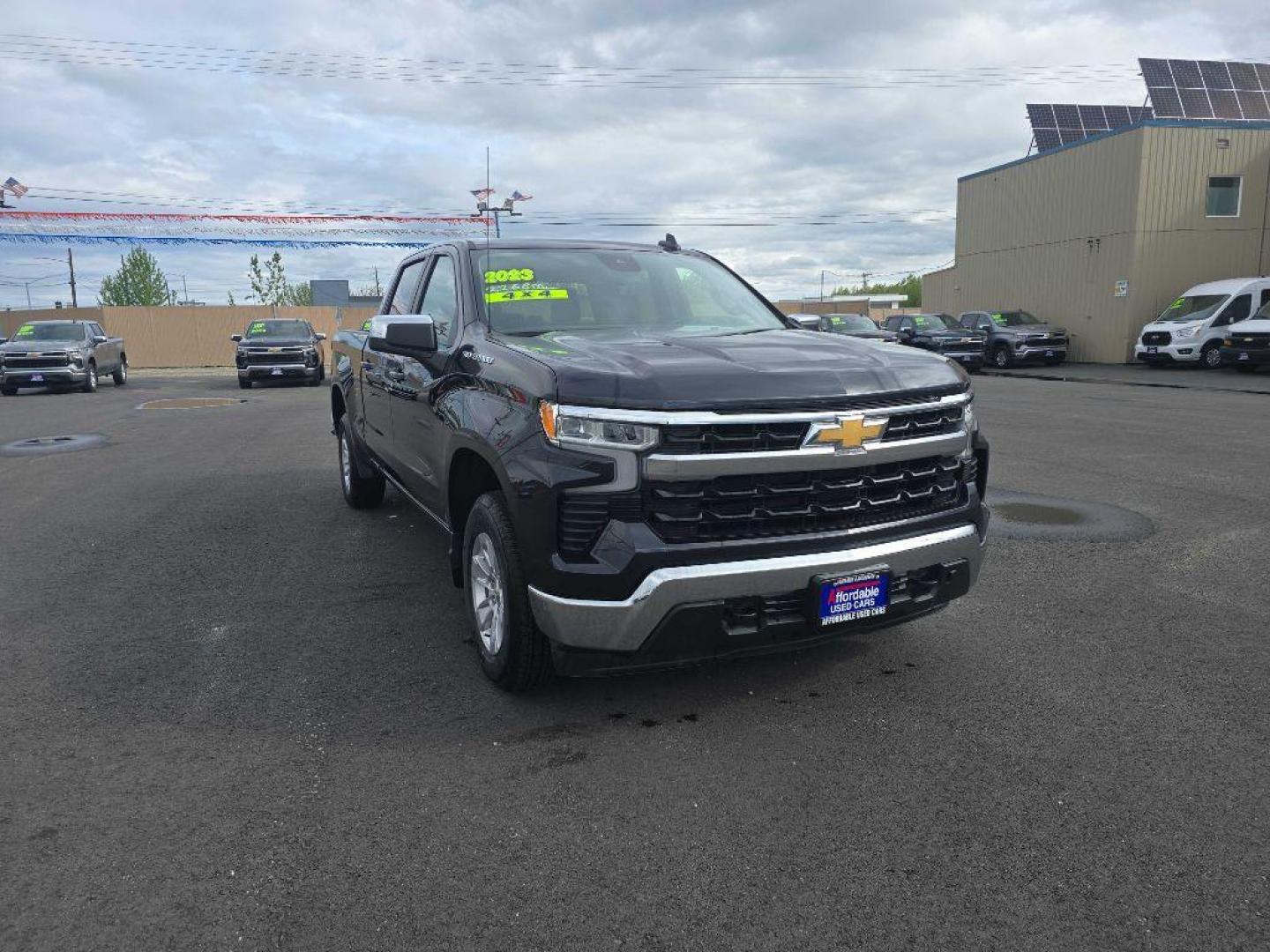 2023 BLACK CHEVROLET SILVERADO 1500 LT (1GCUDDED8PZ) with an 5.3L engine, Automatic transmission, located at 2525 S. Cushman, Fairbanks, AK, 99701, (907) 452-5707, 64.824036, -147.712311 - Photo#7