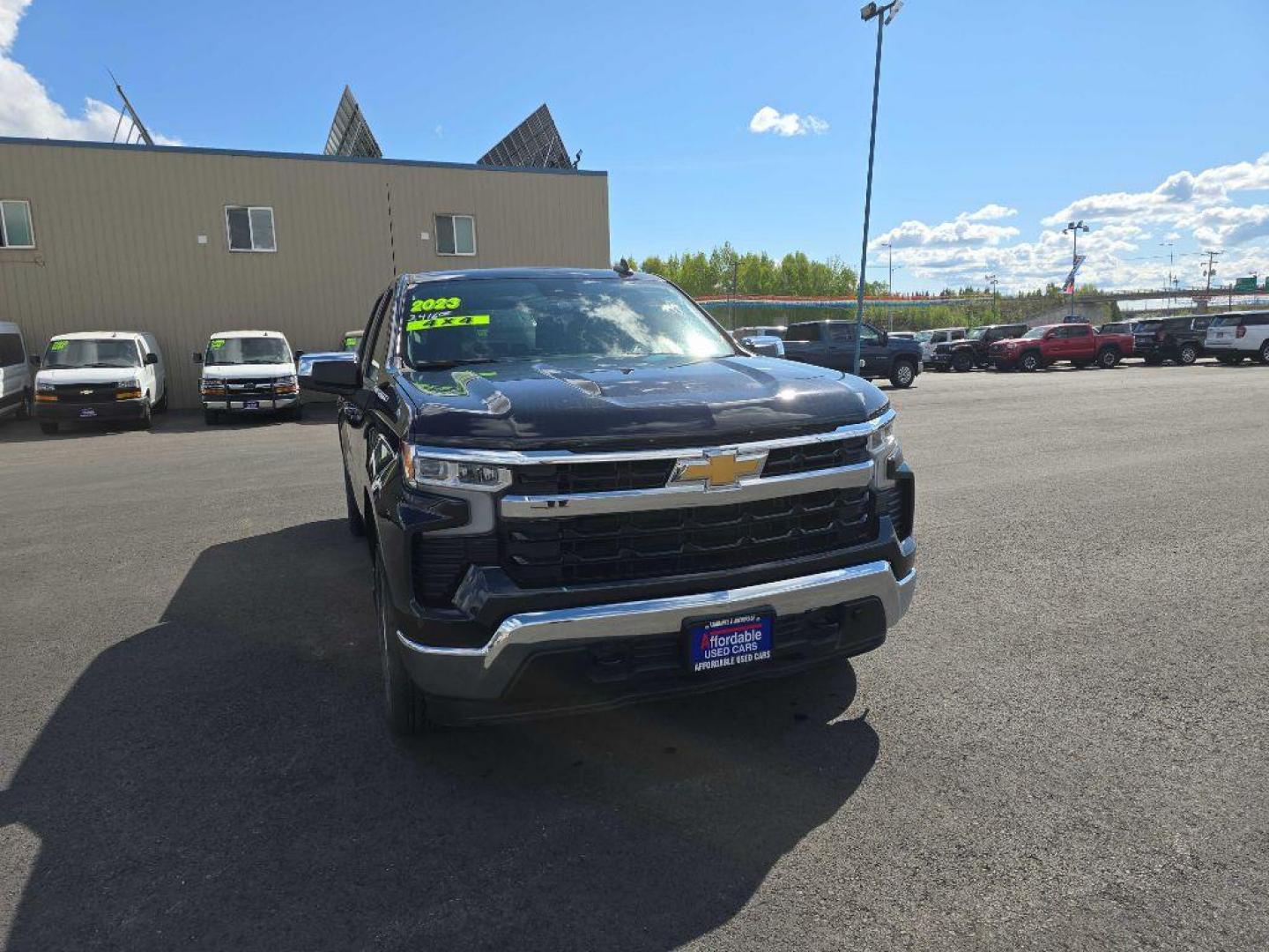 2023 GRAY CHEVROLET SILVERADO 1500 LT (1GCUDDED4PZ) with an 5.3L engine, Automatic transmission, located at 2525 S. Cushman, Fairbanks, AK, 99701, (907) 452-5707, 64.824036, -147.712311 - Photo#0