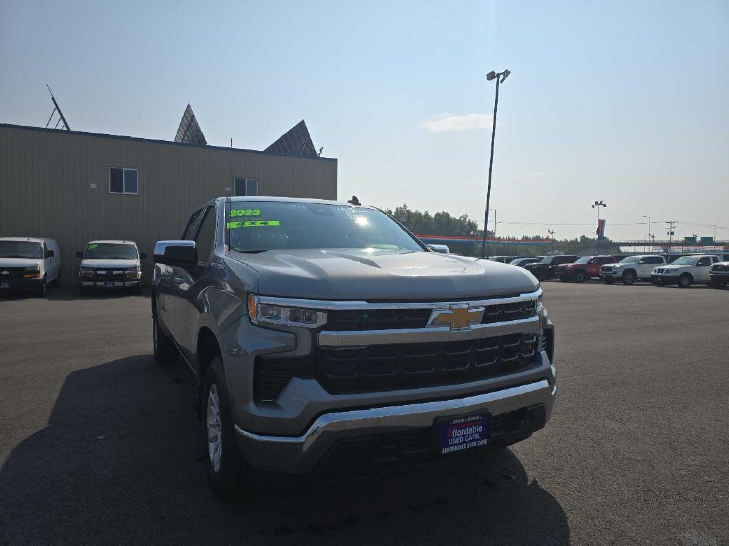 2023 SILVER CHEVROLET SILVERADO 1500 LT (1GCUDDED4PZ) with an 5.3L engine, Automatic transmission, located at 2525 S. Cushman, Fairbanks, AK, 99701, (907) 452-5707, 64.824036, -147.712311 - Photo#1