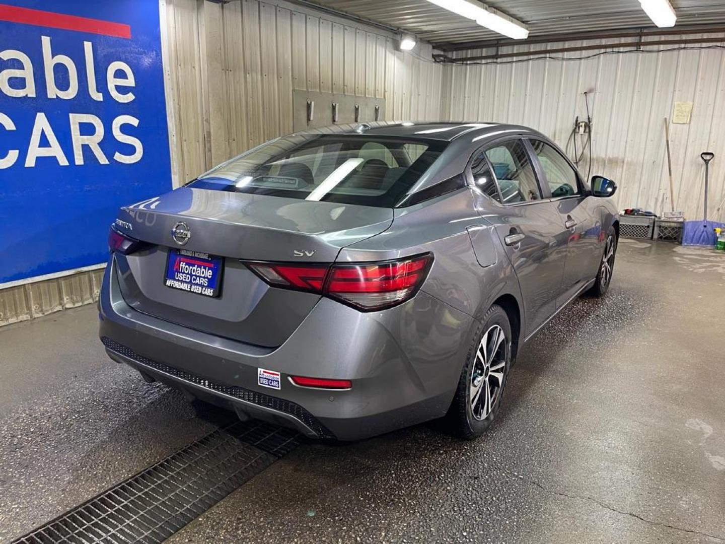 2021 GRAY NISSAN SENTRA SV SV (3N1AB8CV4MY) with an 2.0L engine, Continuously Variable transmission, located at 2525 S. Cushman, Fairbanks, AK, 99701, (907) 452-5707, 64.824036, -147.712311 - Photo#2