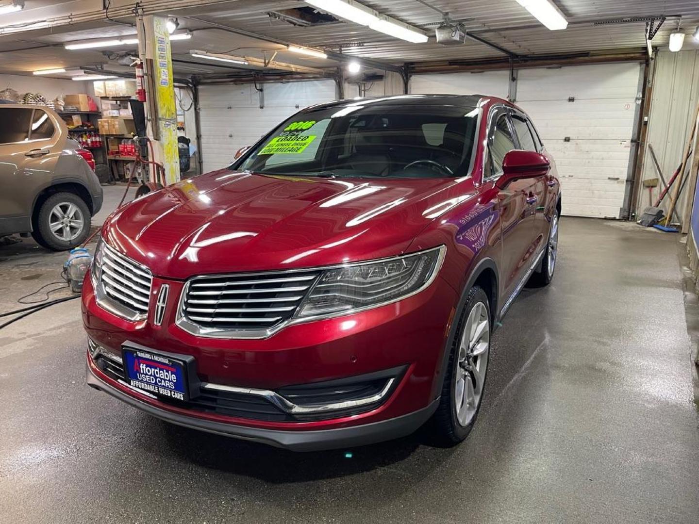 2016 RED LINCOLN MKX RESERVE (2LMTJ8LP9GB) with an 2.7L engine, Automatic transmission, located at 2525 S. Cushman, Fairbanks, AK, 99701, (907) 452-5707, 64.824036, -147.712311 - Photo#1