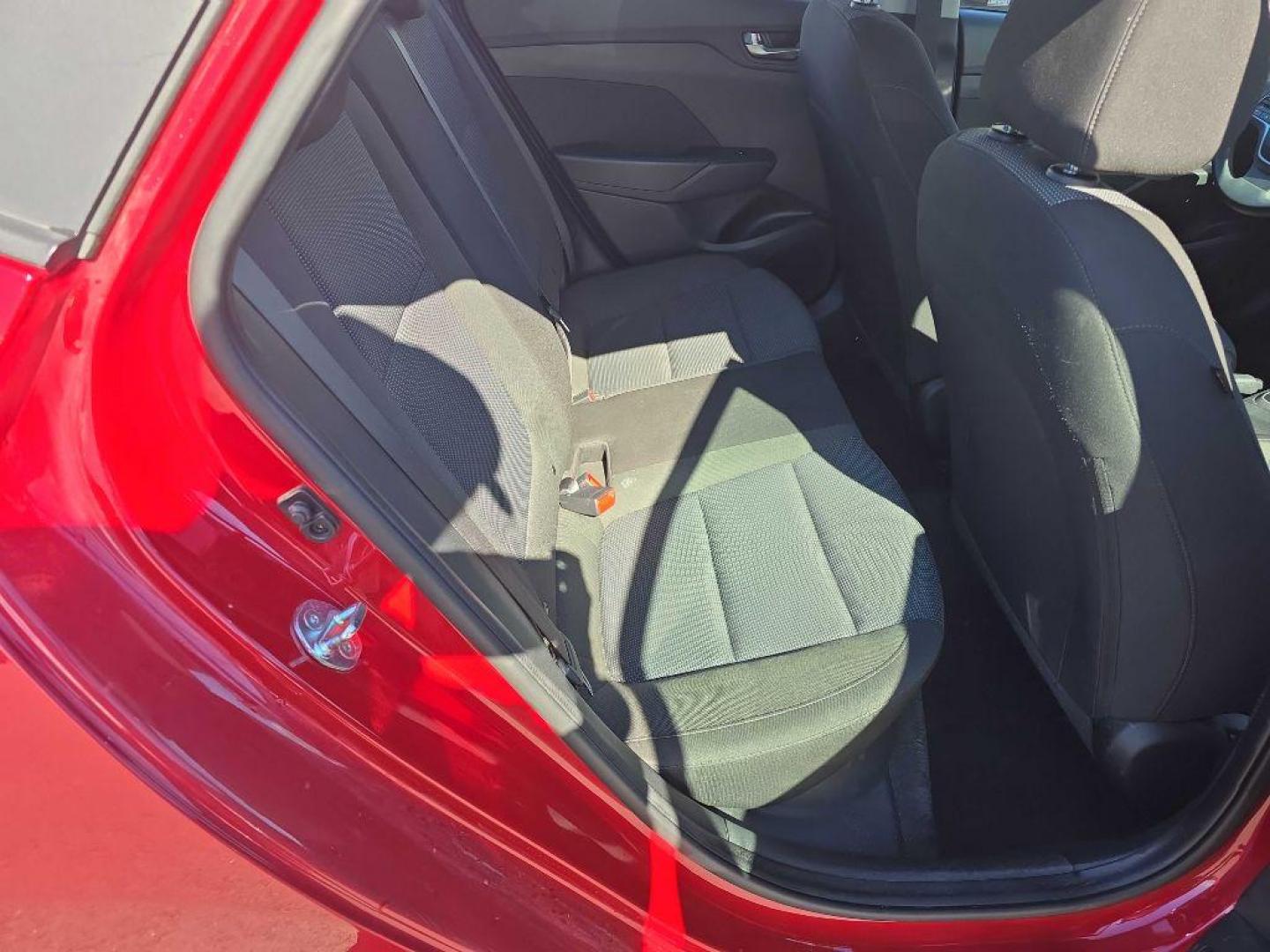 2021 RED HYUNDAI ACCENT SE (3KPC24A67ME) with an 1.6L engine, Automatic transmission, located at 2525 S. Cushman, Fairbanks, AK, 99701, (907) 452-5707, 64.824036, -147.712311 - Photo#1