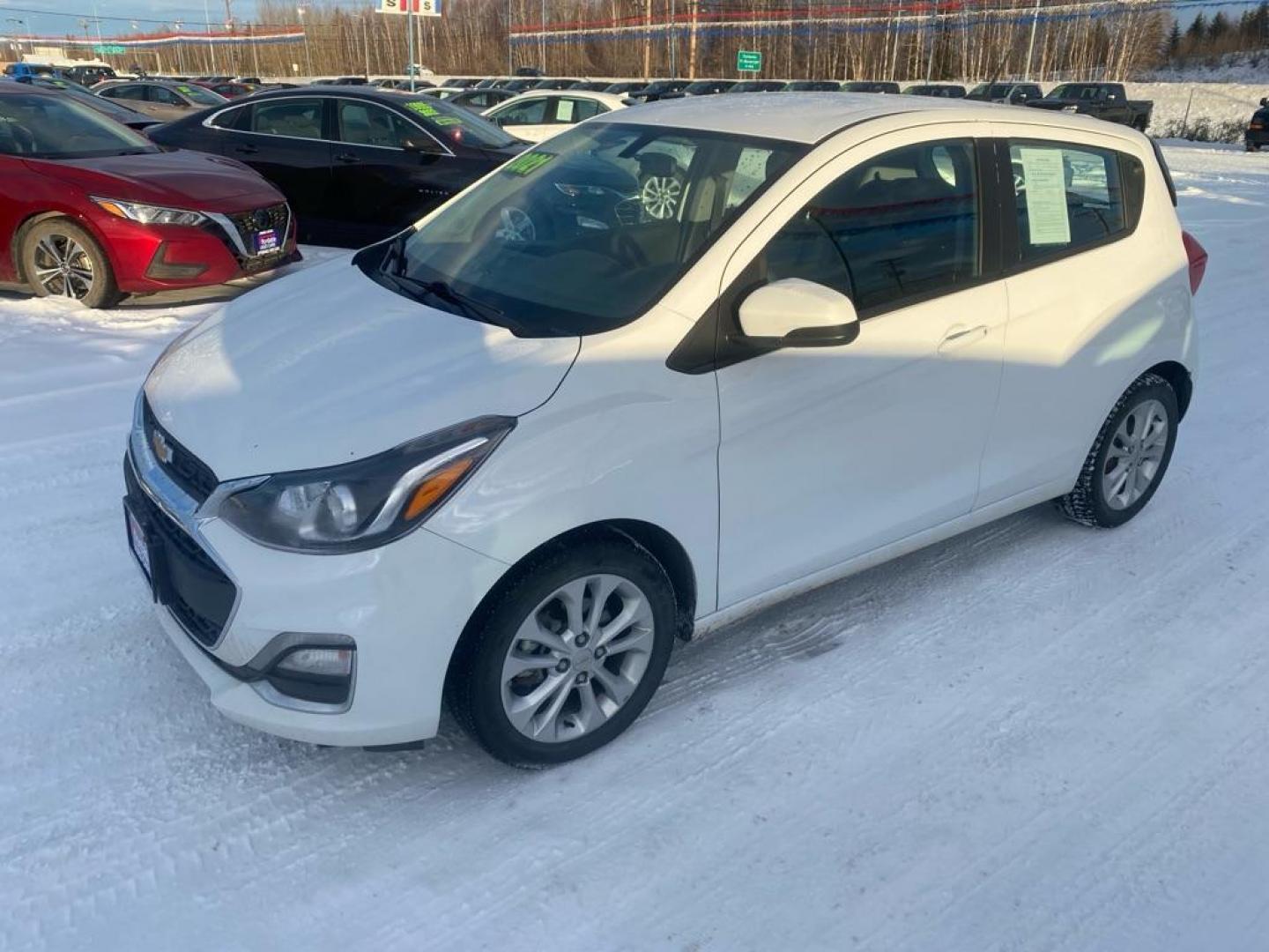 2021 WHITE CHEVROLET SPARK 1LT (KL8CD6SA7MC) with an 1.4L engine, Continuously Variable transmission, located at 2525 S. Cushman, Fairbanks, AK, 99701, (907) 452-5707, 64.824036, -147.712311 - Photo#0