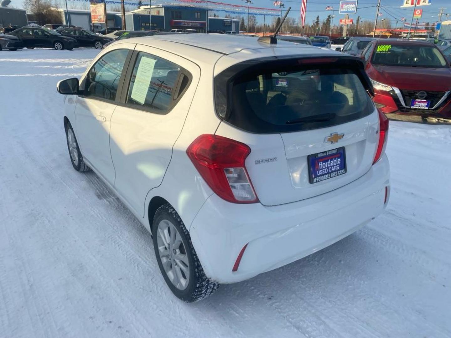 2021 WHITE CHEVROLET SPARK 1LT (KL8CD6SA7MC) with an 1.4L engine, Continuously Variable transmission, located at 2525 S. Cushman, Fairbanks, AK, 99701, (907) 452-5707, 64.824036, -147.712311 - Photo#3