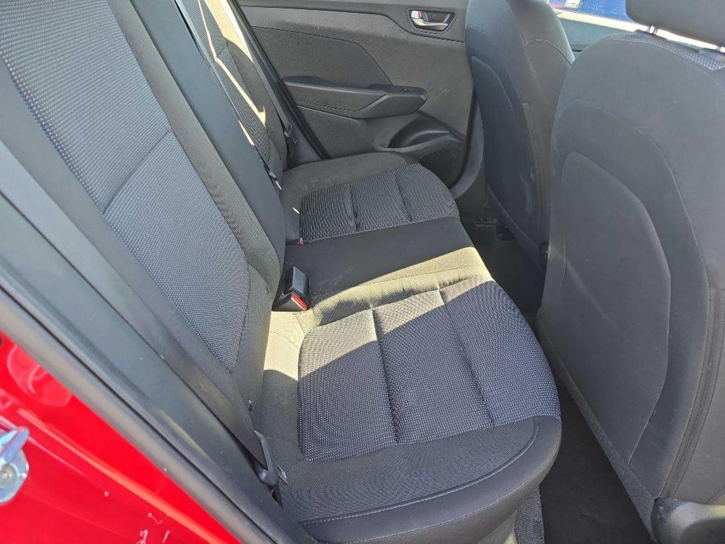 2021 RED HYUNDAI ACCENT SE (3KPC24A64ME) with an 1.6L engine, Automatic transmission, located at 2525 S. Cushman, Fairbanks, AK, 99701, (907) 452-5707, 64.824036, -147.712311 - Photo#5