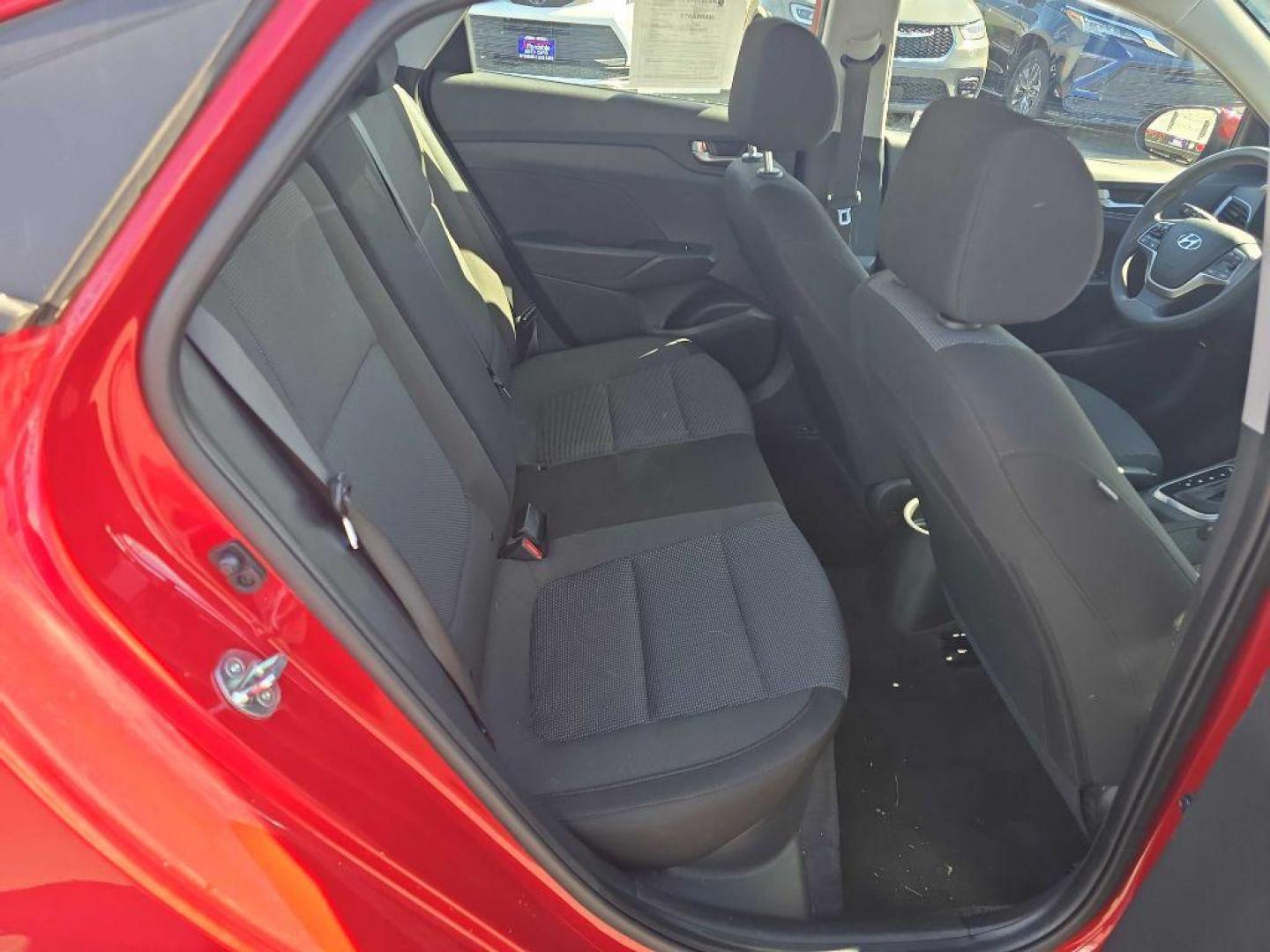 2021 RED HYUNDAI ACCENT SE (3KPC24A68ME) with an 1.6L engine, Automatic transmission, located at 2525 S. Cushman, Fairbanks, AK, 99701, (907) 452-5707, 64.824036, -147.712311 - Photo#1