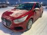 2021 RED HYUNDAI ACCENT SE (3KPC24A68ME) with an 1.6L engine, Automatic transmission, located at 2525 S. Cushman, Fairbanks, AK, 99701, (907) 452-5707, 64.824036, -147.712311 - Photo#1