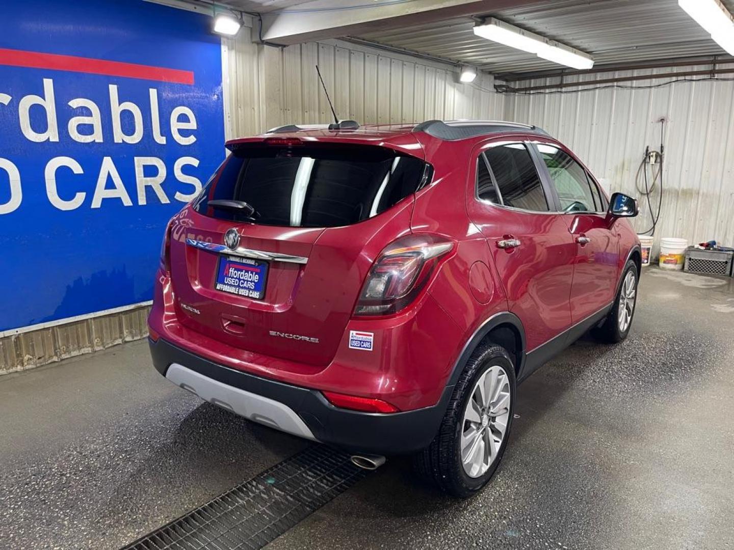 2017 RED BUICK ENCORE PREFERRED (KL4CJASB5HB) with an 1.4L engine, Automatic transmission, located at 2525 S. Cushman, Fairbanks, AK, 99701, (907) 452-5707, 64.824036, -147.712311 - Photo#2