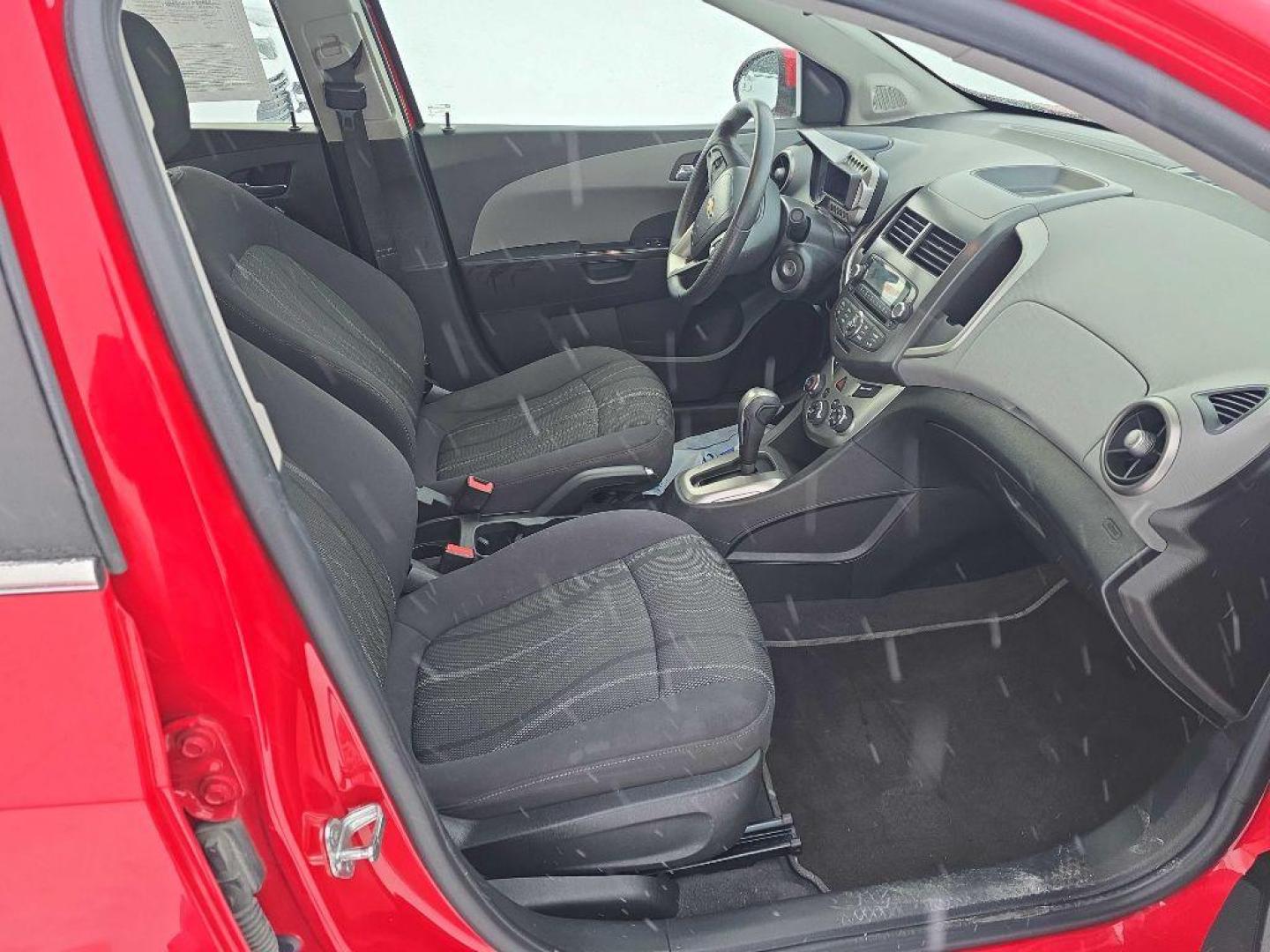 2013 RED CHEVROLET SONIC LT (1G1JC5SH4D4) with an 1.8L engine, Automatic transmission, located at 2525 S. Cushman, Fairbanks, AK, 99701, (907) 452-5707, 64.824036, -147.712311 - Photo#4