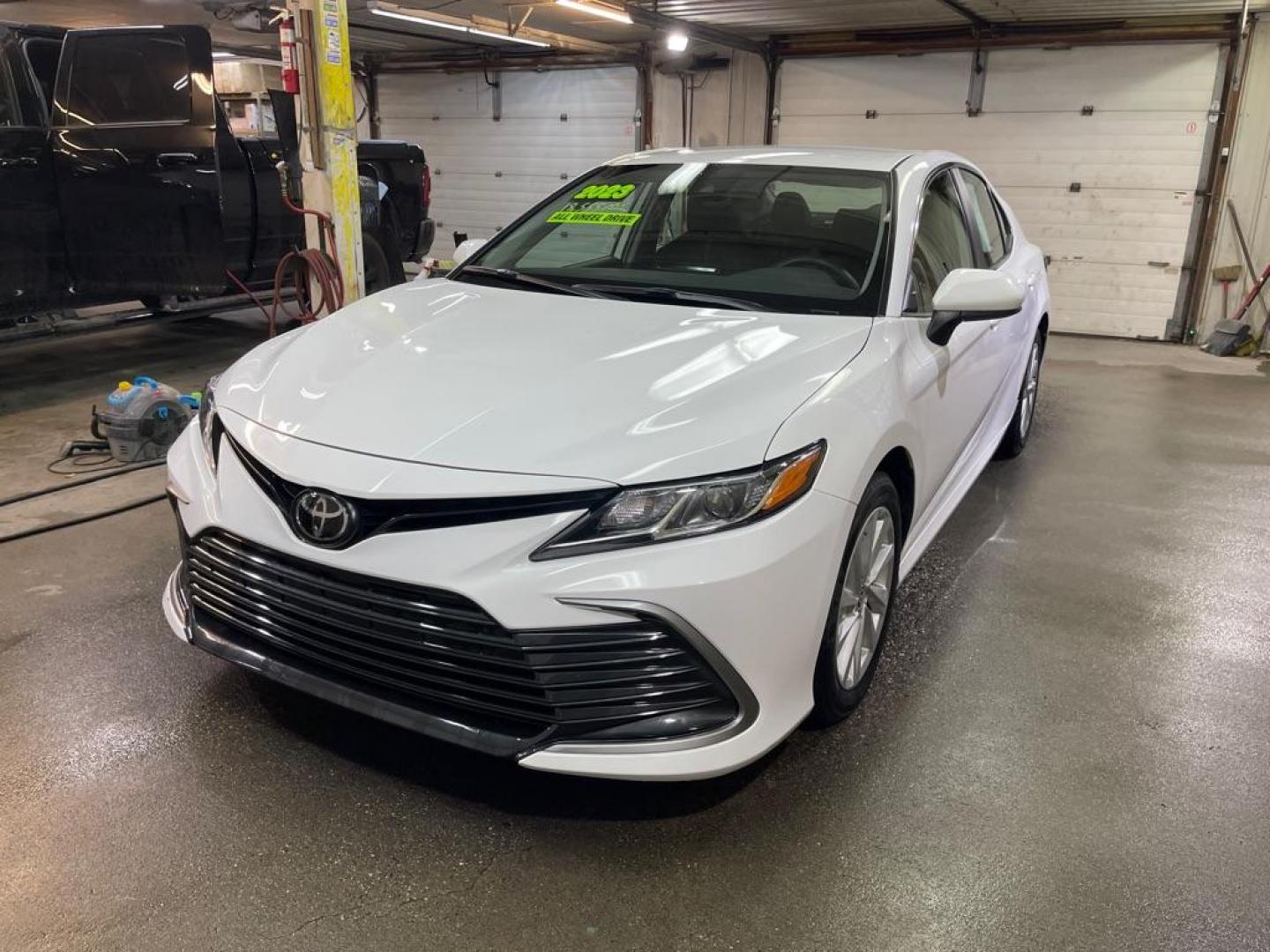 2023 WHITE TOYOTA CAMRY AWD LE LE (4T1C11BK1PU) with an 2.5L engine, Automatic transmission, located at 2525 S. Cushman, Fairbanks, AK, 99701, (907) 452-5707, 64.824036, -147.712311 - Photo#1