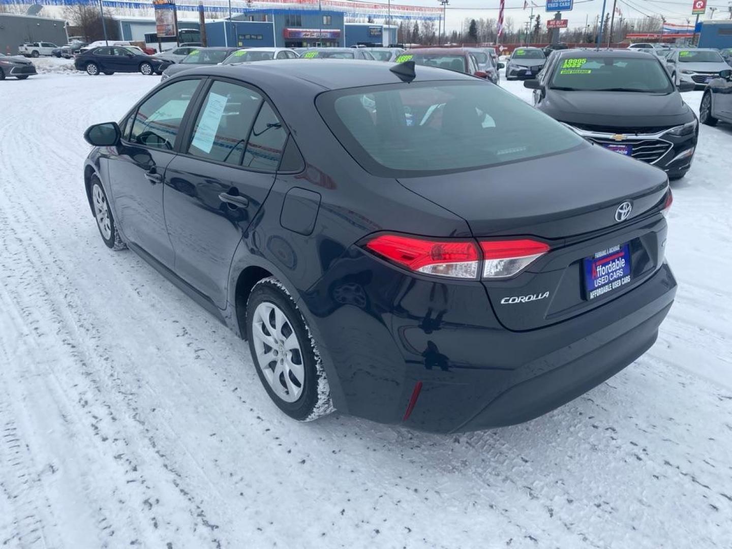 2023 BLACK TOYOTA COROLLA LE LE (5YFB4MDE4PP) with an 2.0L engine, Automatic transmission, located at 2525 S. Cushman, Fairbanks, AK, 99701, (907) 452-5707, 64.824036, -147.712311 - Photo#3