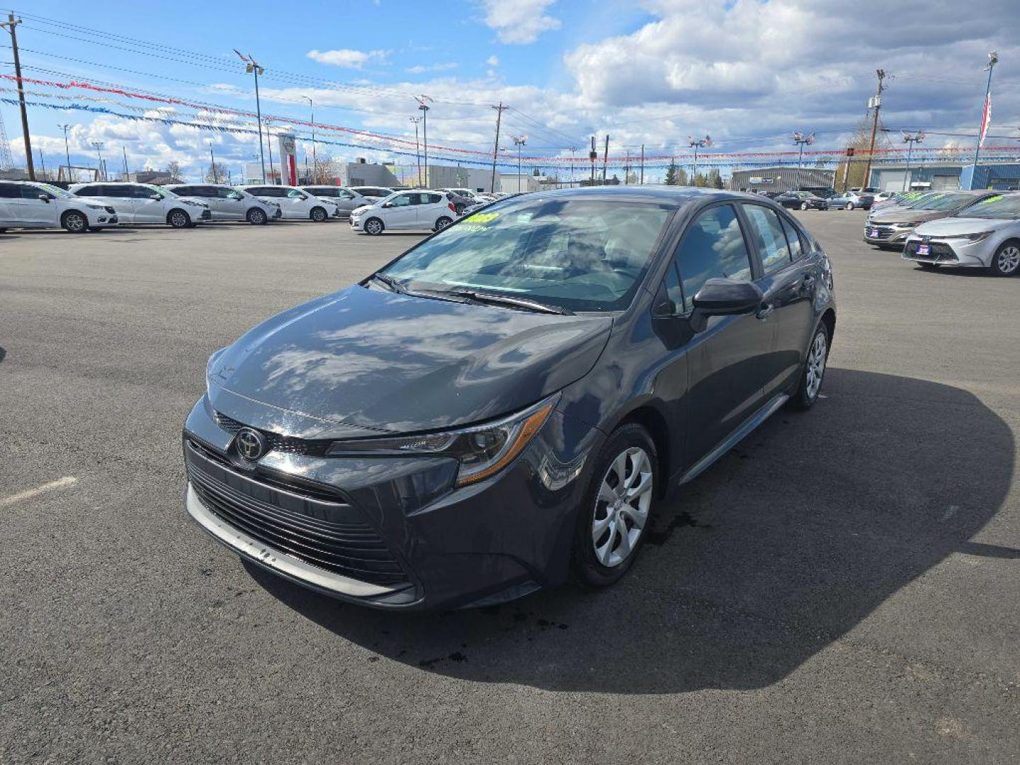 2023 BLACK TOYOTA COROLLA LE LE (5YFB4MDE4PP) with an 2.0L engine, Automatic transmission, located at 2525 S. Cushman, Fairbanks, AK, 99701, (907) 452-5707, 64.824036, -147.712311 - Photo#0