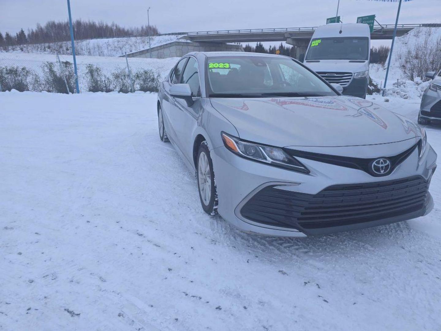 2023 SILVER TOYOTA CAMRY AWD LE LE (4T1C11BKXPU) with an 2.5L engine, Automatic transmission, located at 2525 S. Cushman, Fairbanks, AK, 99701, (907) 452-5707, 64.824036, -147.712311 - Photo#1