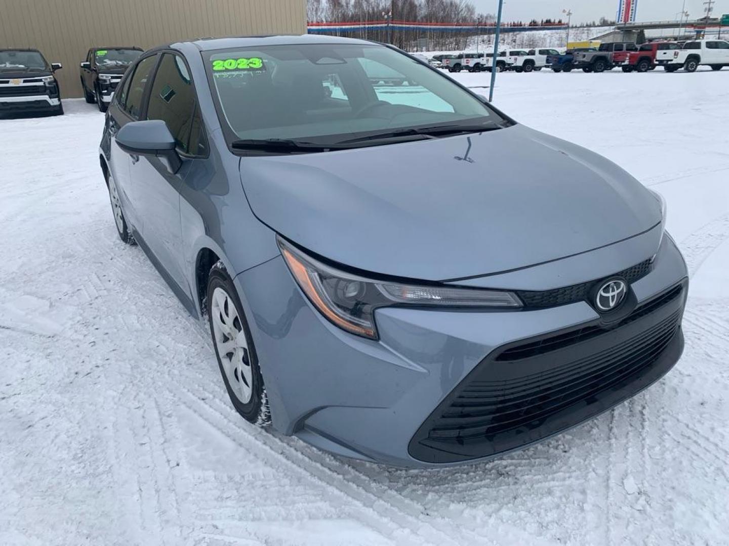 2023 BLUE TOYOTA COROLLA LE LE (5YFB4MDEXPP) with an 2.0L engine, Automatic transmission, located at 2525 S. Cushman, Fairbanks, AK, 99701, (907) 452-5707, 64.824036, -147.712311 - Photo#0