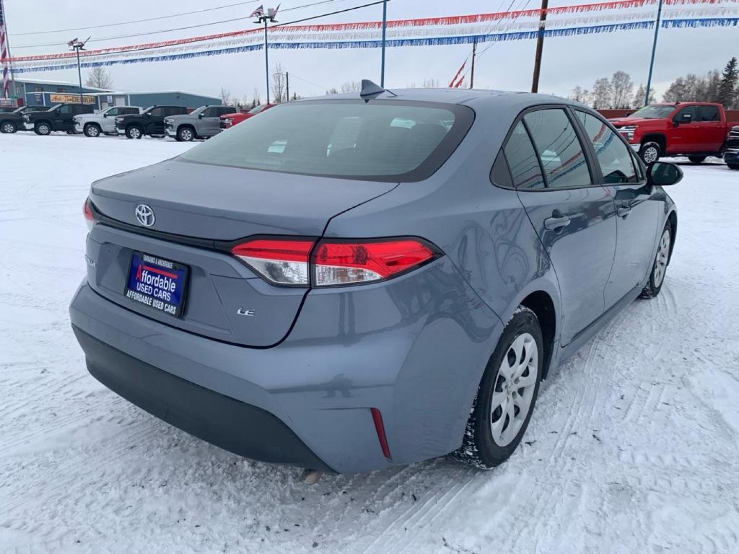 2023 BLUE TOYOTA COROLLA LE LE (5YFB4MDEXPP) with an 2.0L engine, Automatic transmission, located at 2525 S. Cushman, Fairbanks, AK, 99701, (907) 452-5707, 64.824036, -147.712311 - Photo#3