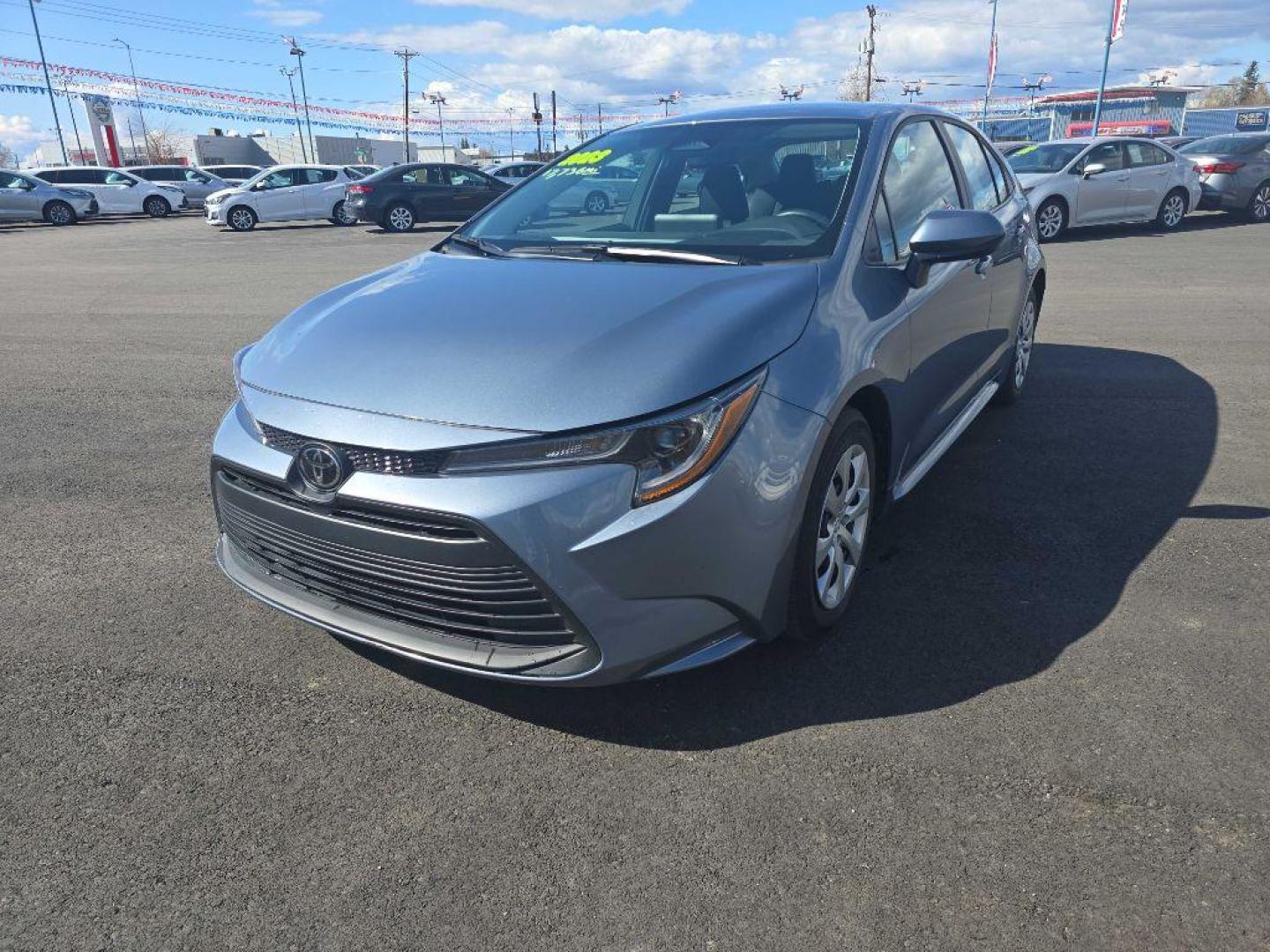 2023 BLUE TOYOTA COROLLA LE LE (5YFB4MDEXPP) with an 2.0L engine, Automatic transmission, located at 2525 S. Cushman, Fairbanks, AK, 99701, (907) 452-5707, 64.824036, -147.712311 - Photo#1