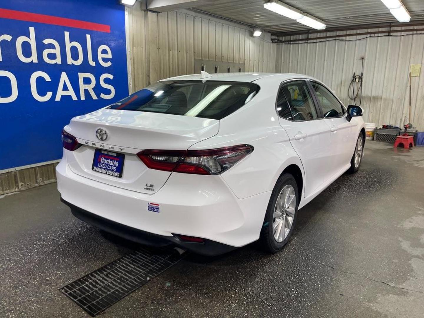 2023 WHITE TOYOTA CAMRY AWD LE LE (4T1C11BK2PU) with an 2.5L engine, Automatic transmission, located at 2525 S. Cushman, Fairbanks, AK, 99701, (907) 452-5707, 64.824036, -147.712311 - Photo#2