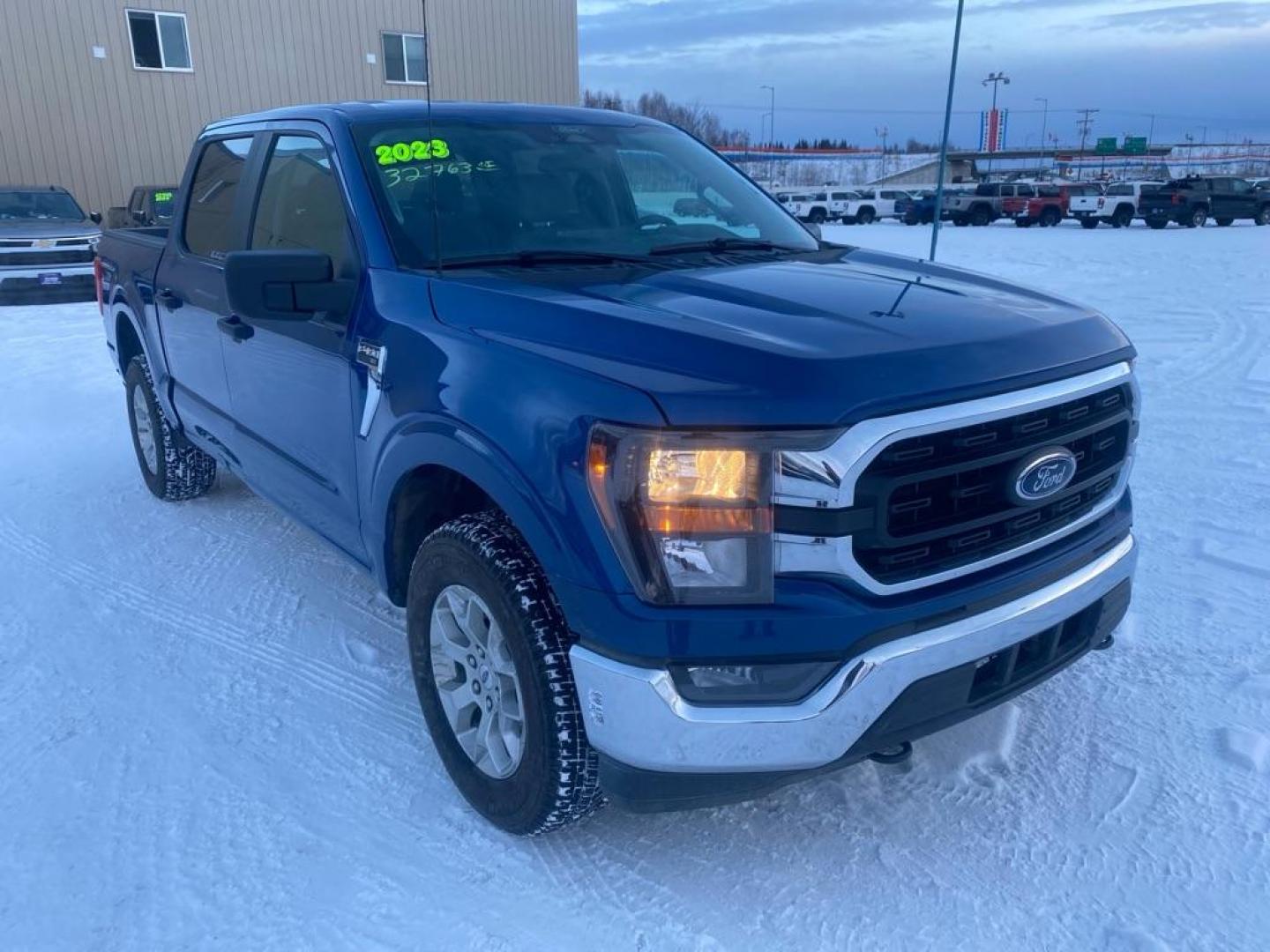 2023 BLUE FORD F150 SUPERCREW (1FTFW1E53PK) with an 5.0L engine, Automatic transmission, located at 2525 S. Cushman, Fairbanks, AK, 99701, (907) 452-5707, 64.824036, -147.712311 - Photo#1