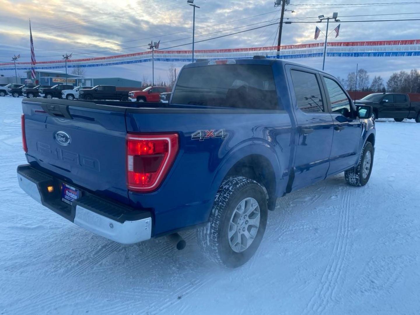 2023 BLUE FORD F150 SUPERCREW (1FTFW1E53PK) with an 5.0L engine, Automatic transmission, located at 2525 S. Cushman, Fairbanks, AK, 99701, (907) 452-5707, 64.824036, -147.712311 - Photo#2