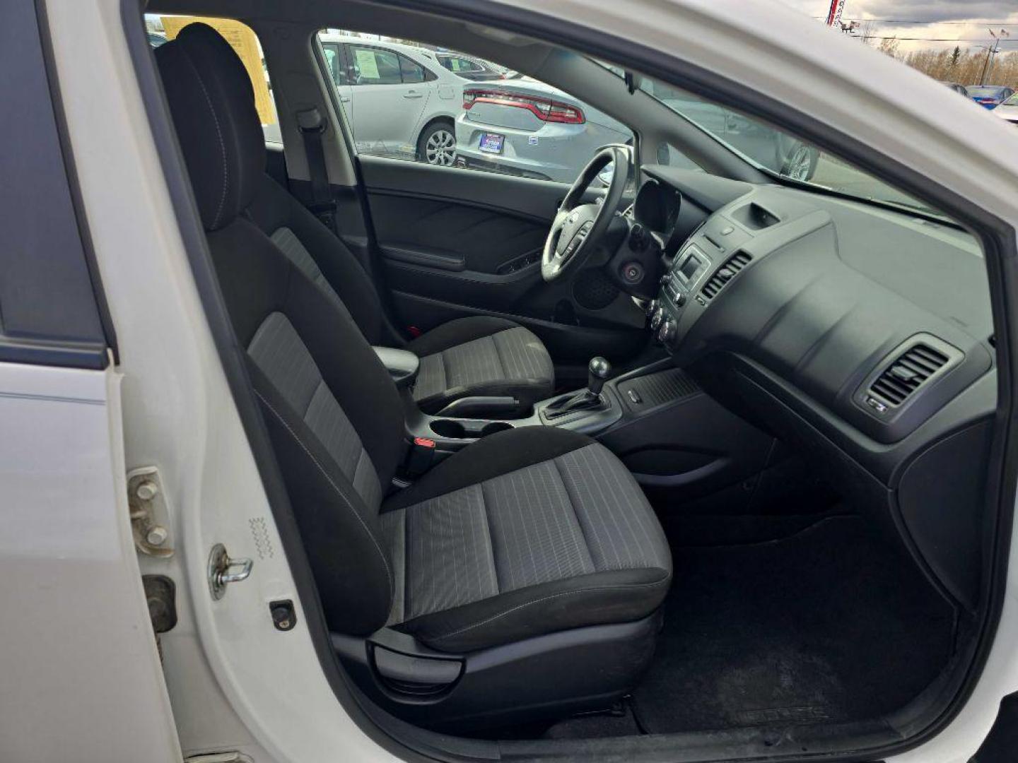 2016 WHITE KIA FORTE LX (KNAFK5A86G5) with an 2.0L engine, Automatic transmission, located at 2525 S. Cushman, Fairbanks, AK, 99701, (907) 452-5707, 64.824036, -147.712311 - Photo#2