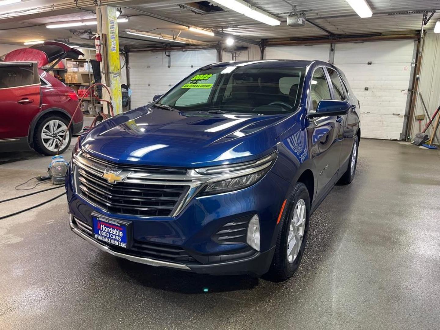 2022 BLUE CHEVROLET EQUINOX LT (3GNAXUEV8NL) with an 1.5L engine, Automatic transmission, located at 2525 S. Cushman, Fairbanks, AK, 99701, (907) 452-5707, 64.824036, -147.712311 - Photo#1